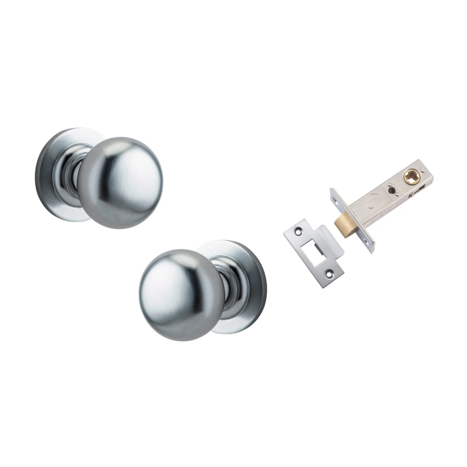Iver Cambridge Door Knob on Round Rose Passage Kit - Available in Various Finishes - Image 5