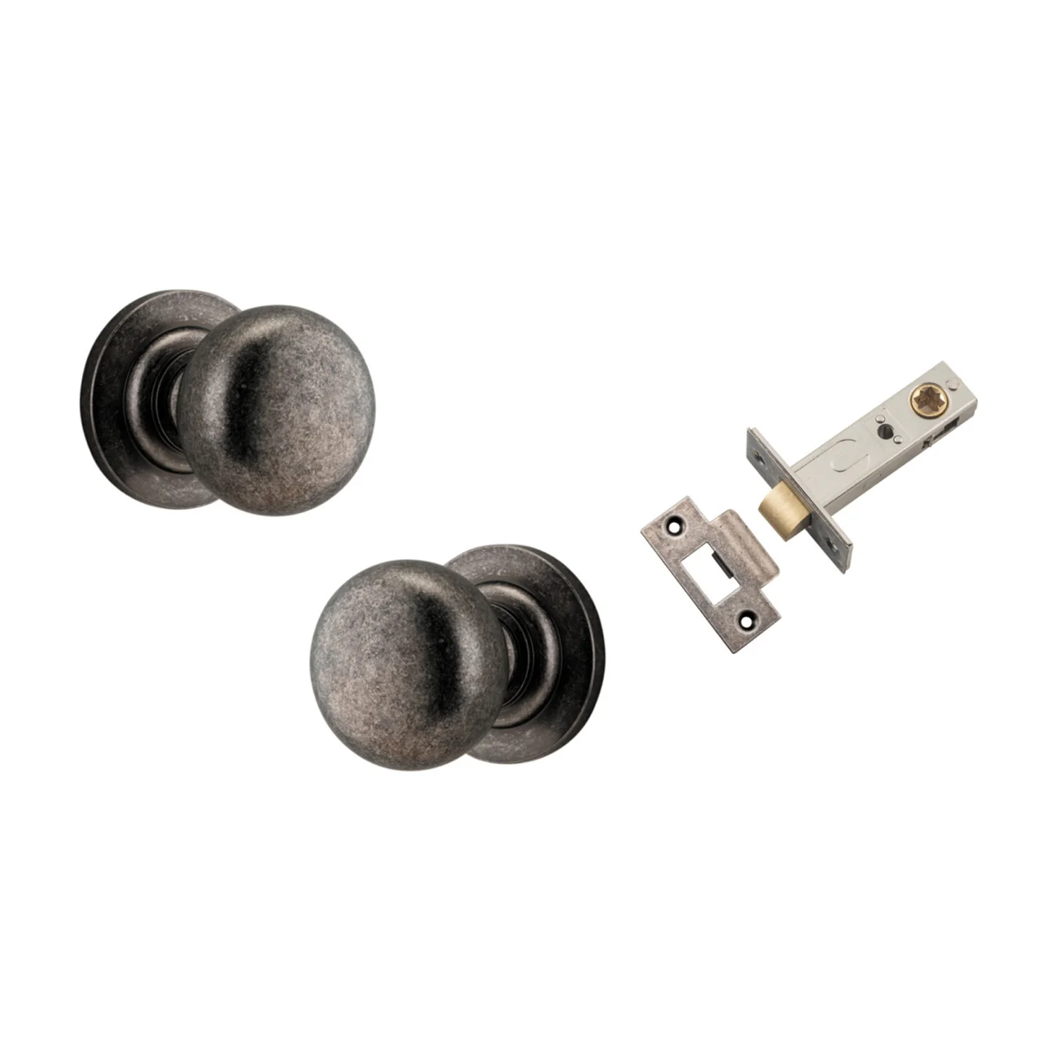 Iver Cambridge Door Knob on Round Rose Passage Kit - Available in Various Finishes - Image 6