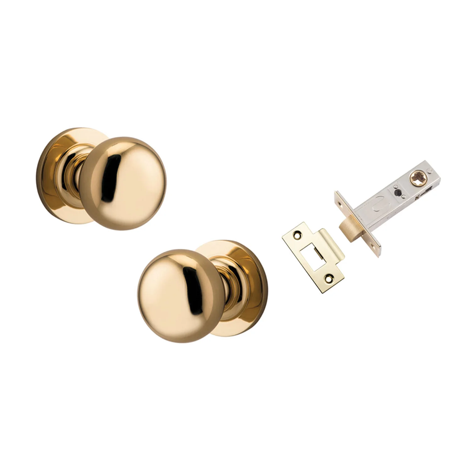 Iver Cambridge Door Knob on Round Rose Passage Kit - Available in Various Finishes - Image 8