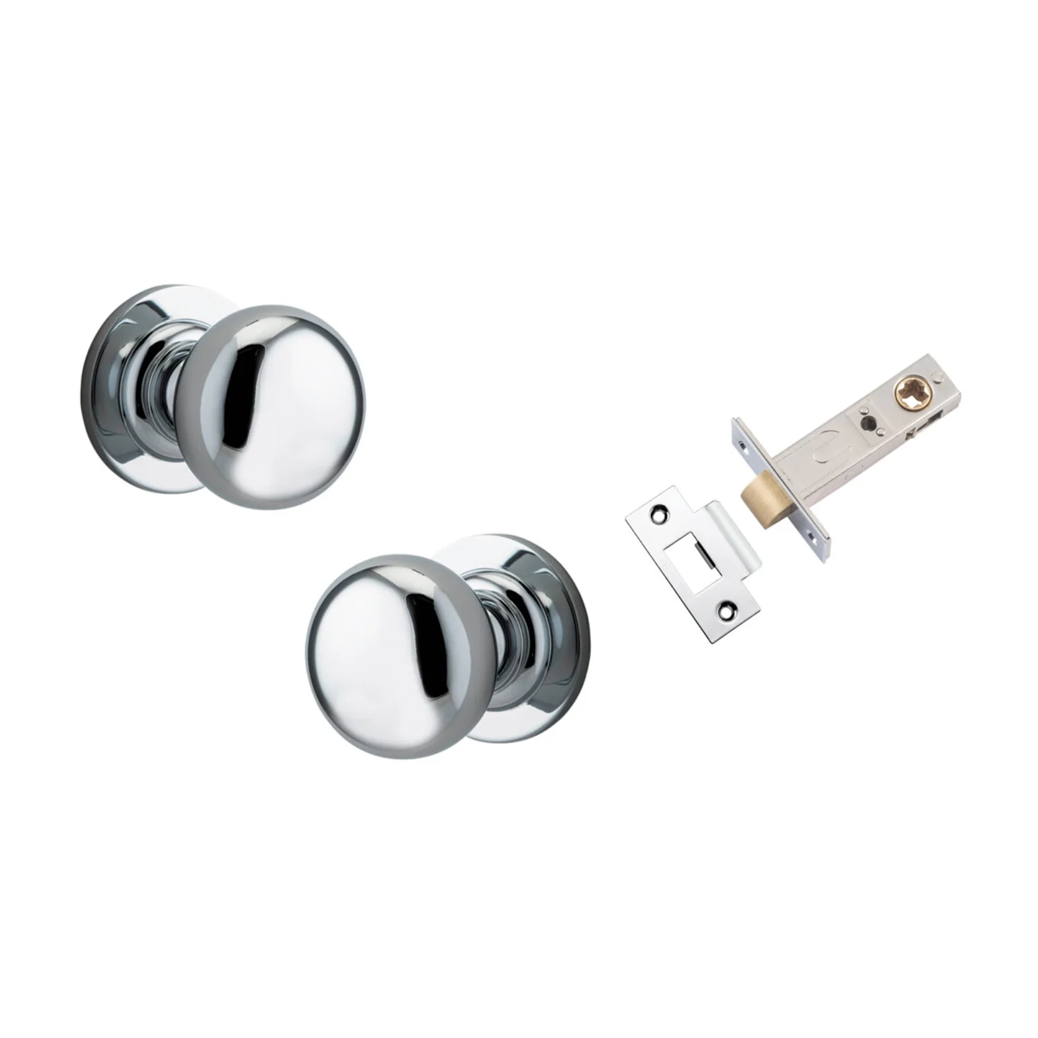 Iver Cambridge Door Knob on Round Rose Passage Kit - Available in Various Finishes - Image 9