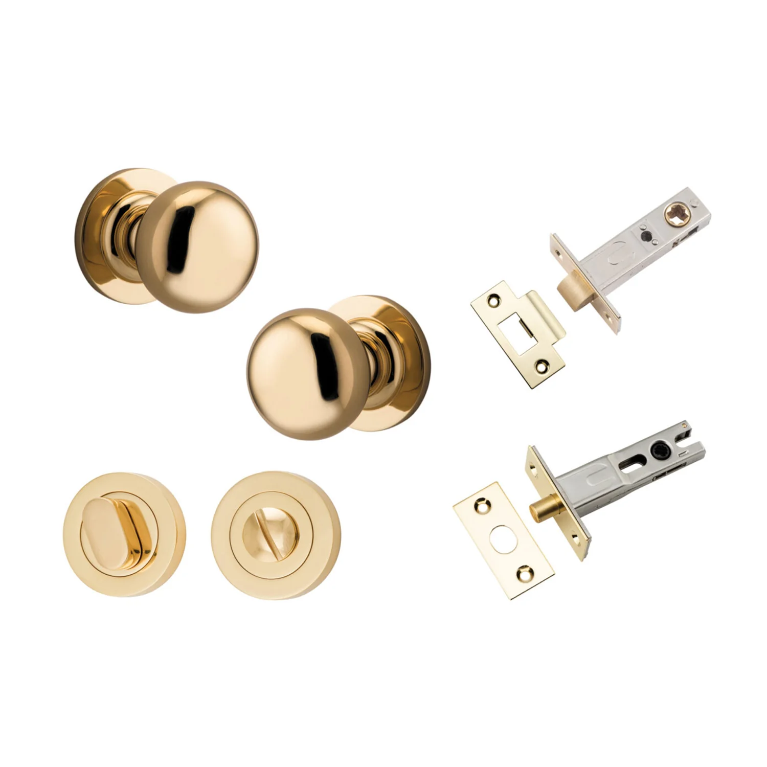Iver Cambridge Door Knob on Round Rose Privacy Kit - Available in Various Finishes - Image 10