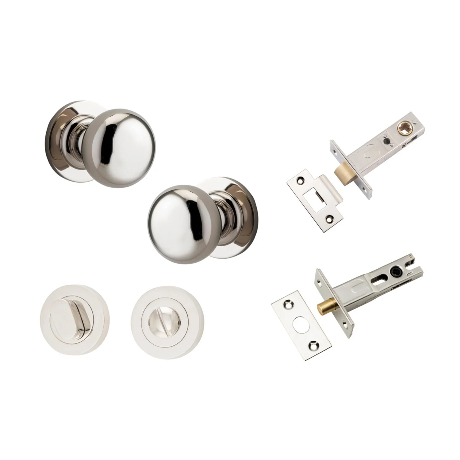 Iver Cambridge Door Knob on Round Rose Privacy Kit - Available in Various Finishes - Image 12