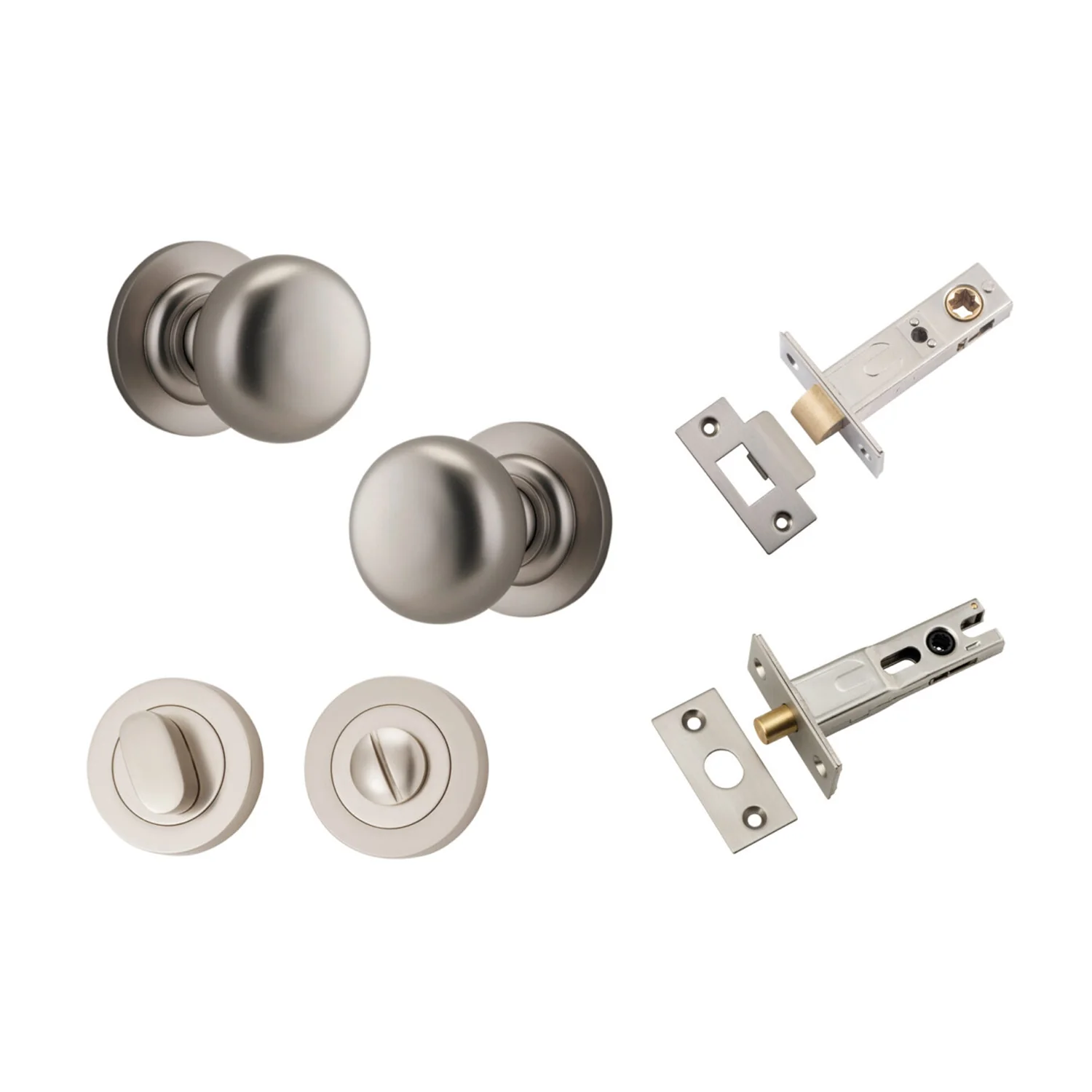 Iver Cambridge Door Knob on Round Rose Privacy Kit - Available in Various Finishes - Image 13