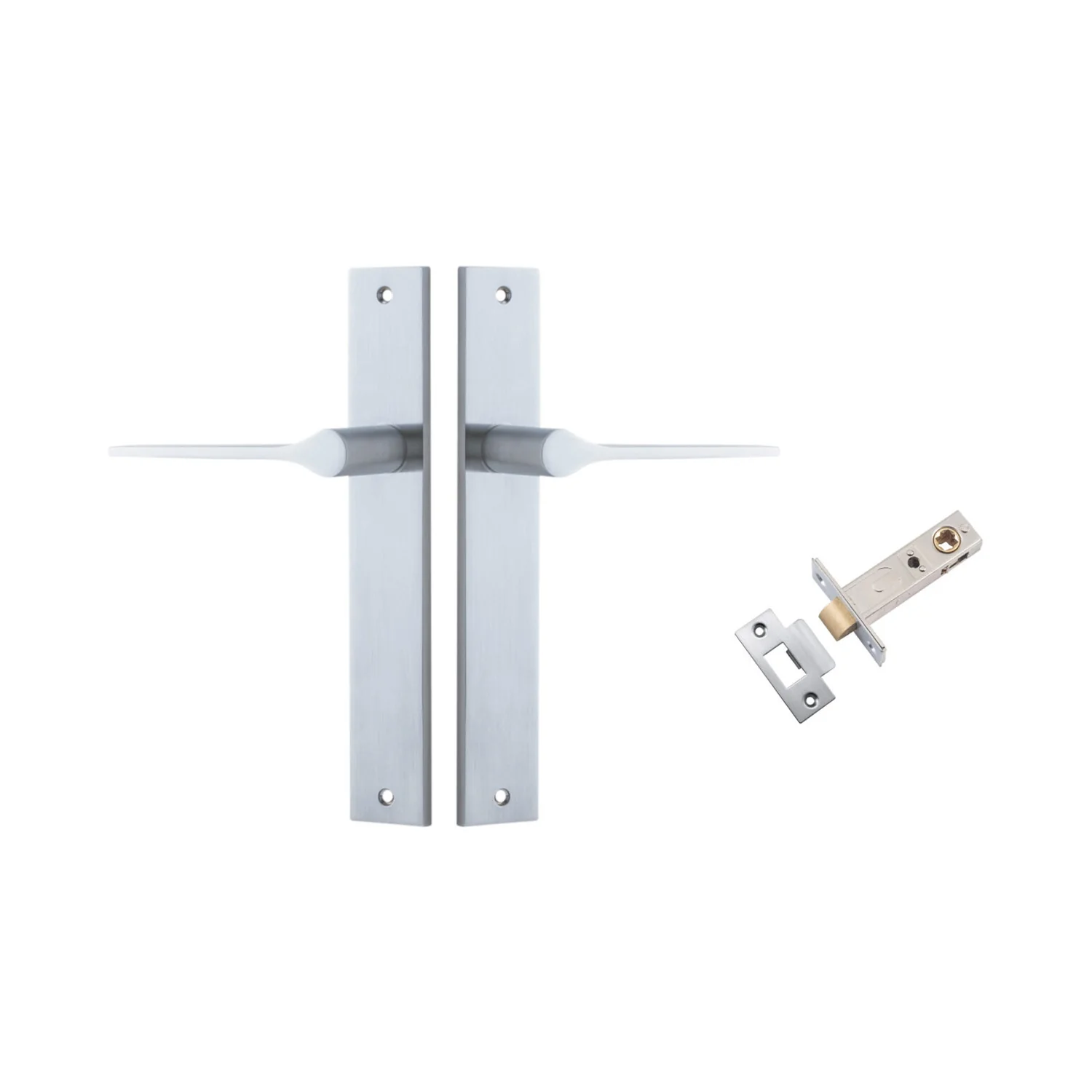 Iver Como Door Lever Handle on Rectangular Backplate Passage Kit - Available in Various Finishes - Image 7