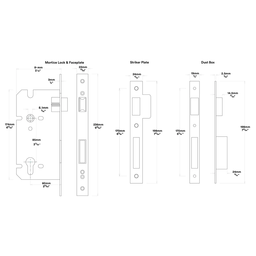 Iver Como Door Lever Handle on Round Rose Entrance Kit Key/Thumb - Available in Various Finishes - Image 6