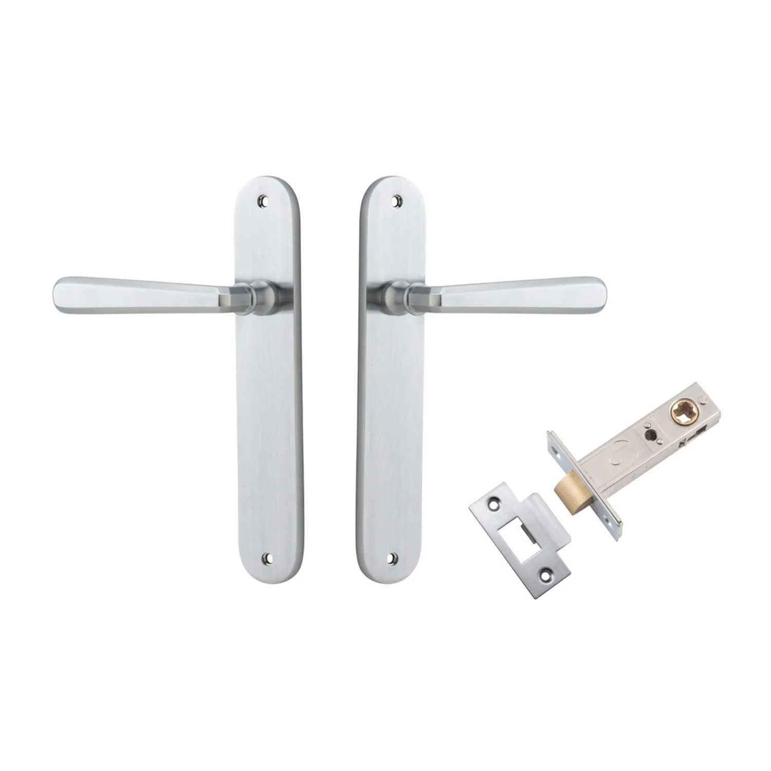 Iver Copenhagen Door Lever Handle on Oval Backplate Passage Kit - Available in Various Finishes - Image 6