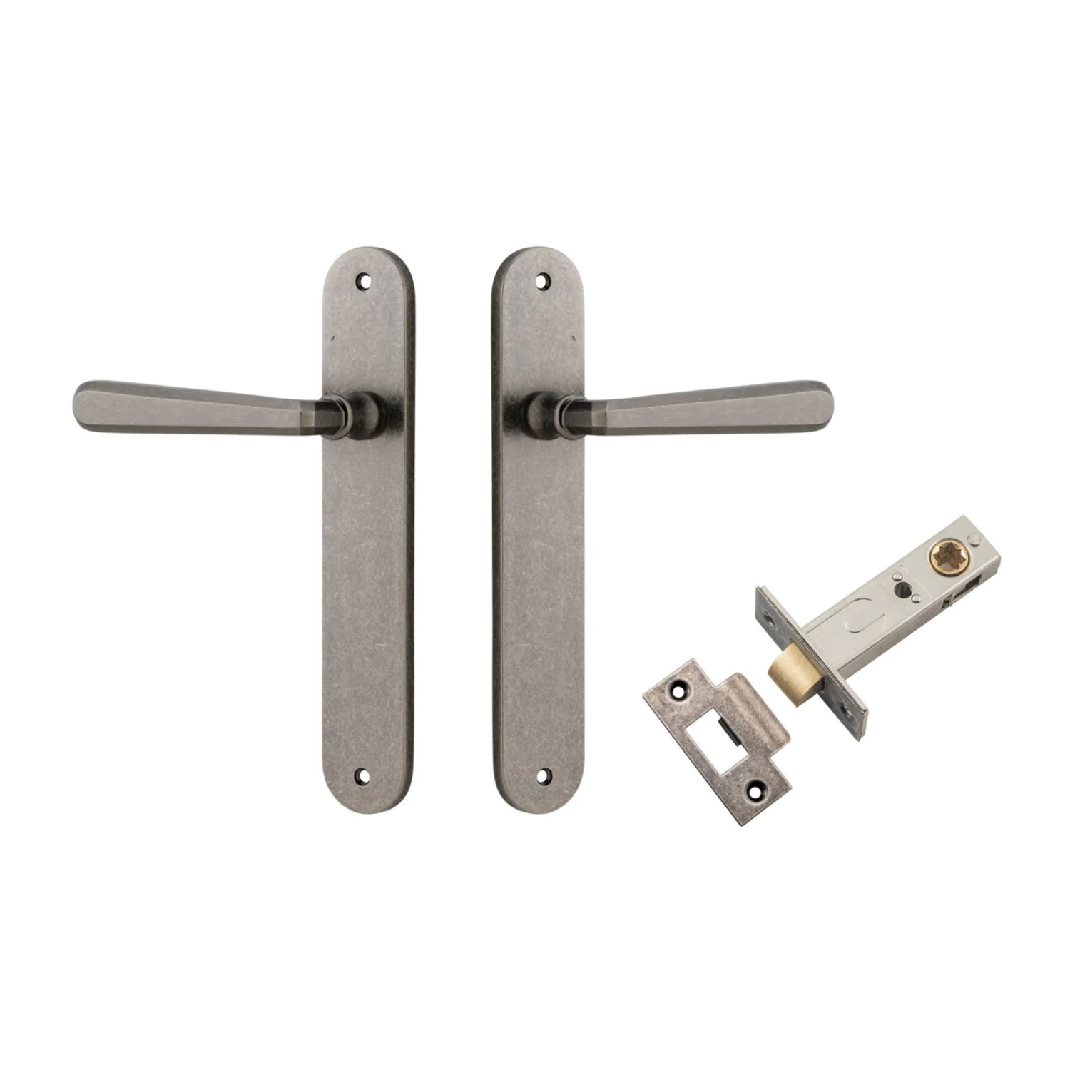 Iver Copenhagen Door Lever Handle on Oval Backplate Passage Kit - Available in Various Finishes - Image 7