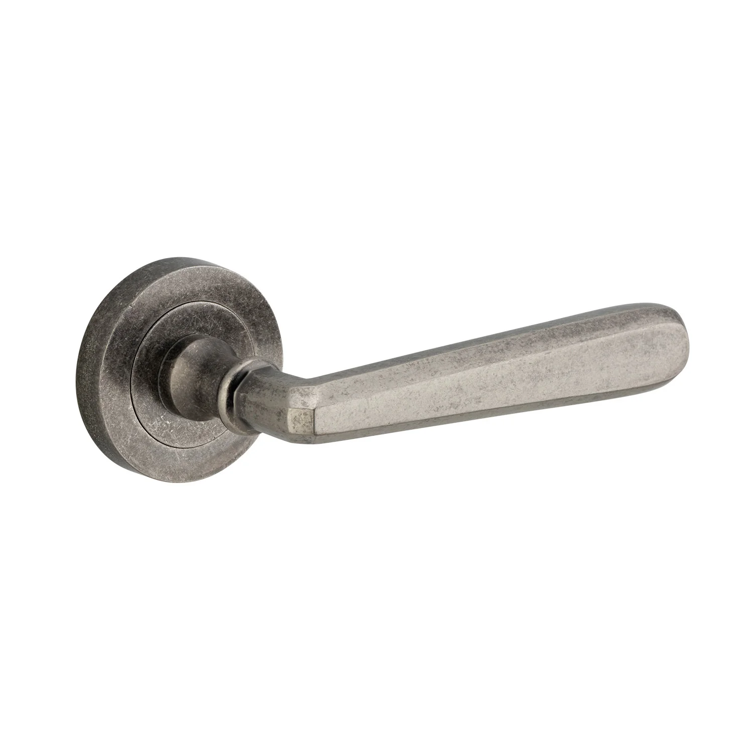 Iver Copenhagen Door Lever Handle on Round Rose - Image 10