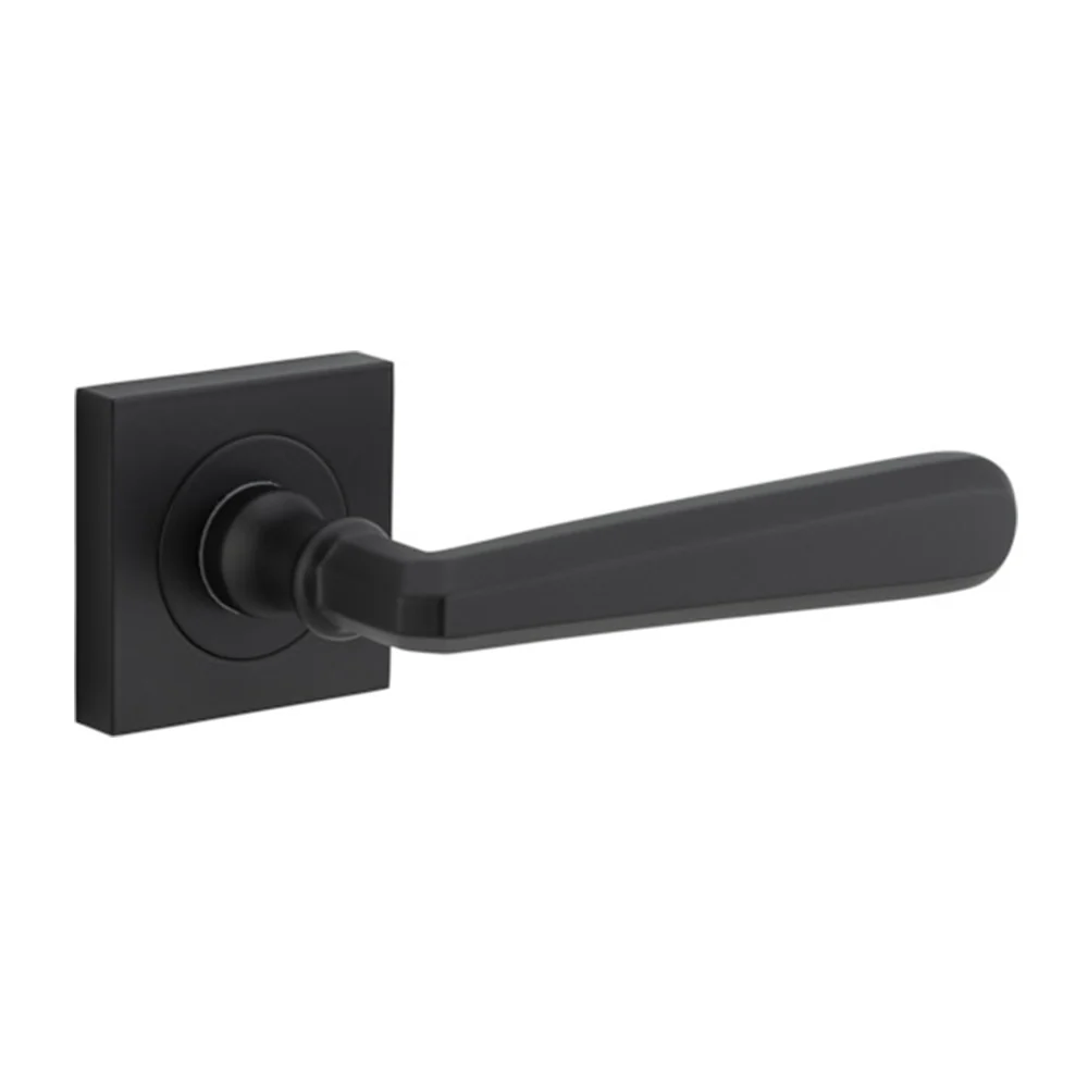Iver Copenhagen Door Lever Handle on Square Rose - Image 5
