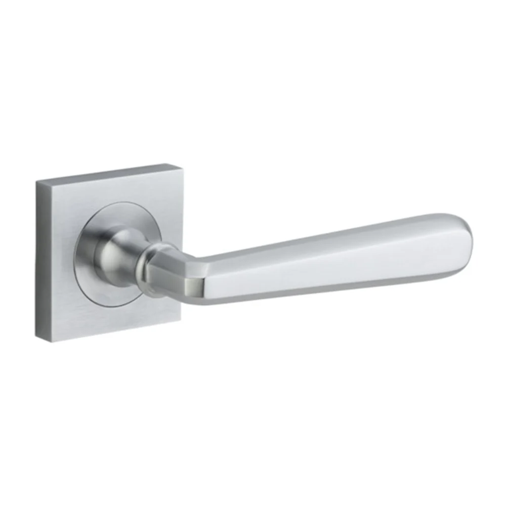 Iver Copenhagen Door Lever Handle on Square Rose - Image 7