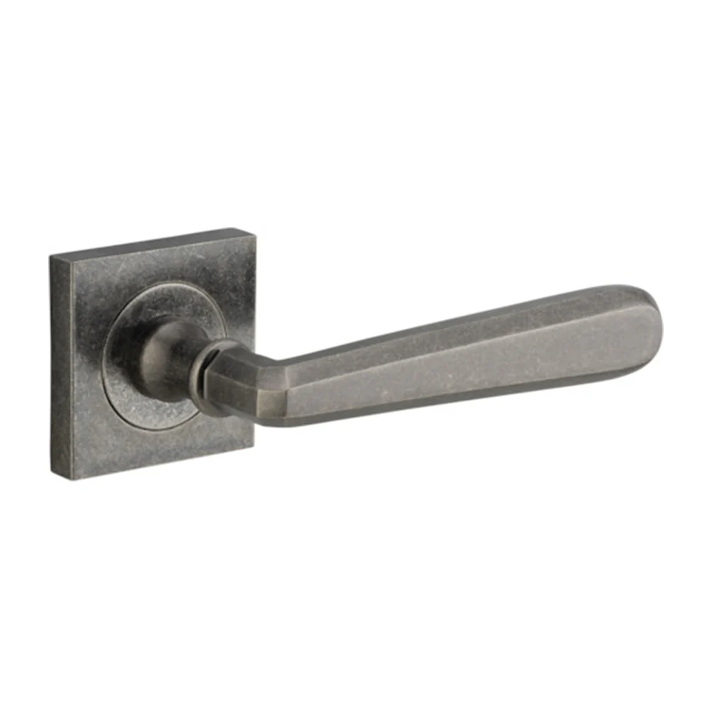 Iver Copenhagen Door Lever Handle on Square Rose - Image 9