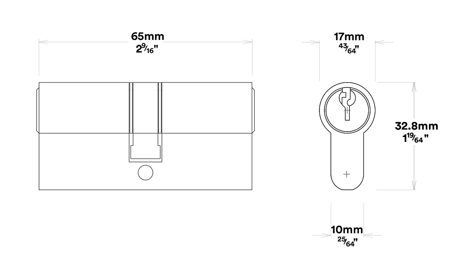 Iver Copenhagen Door Lever on Oval Backplate Entrance Kit Key/Key - Available in Various Finishes - Image 4