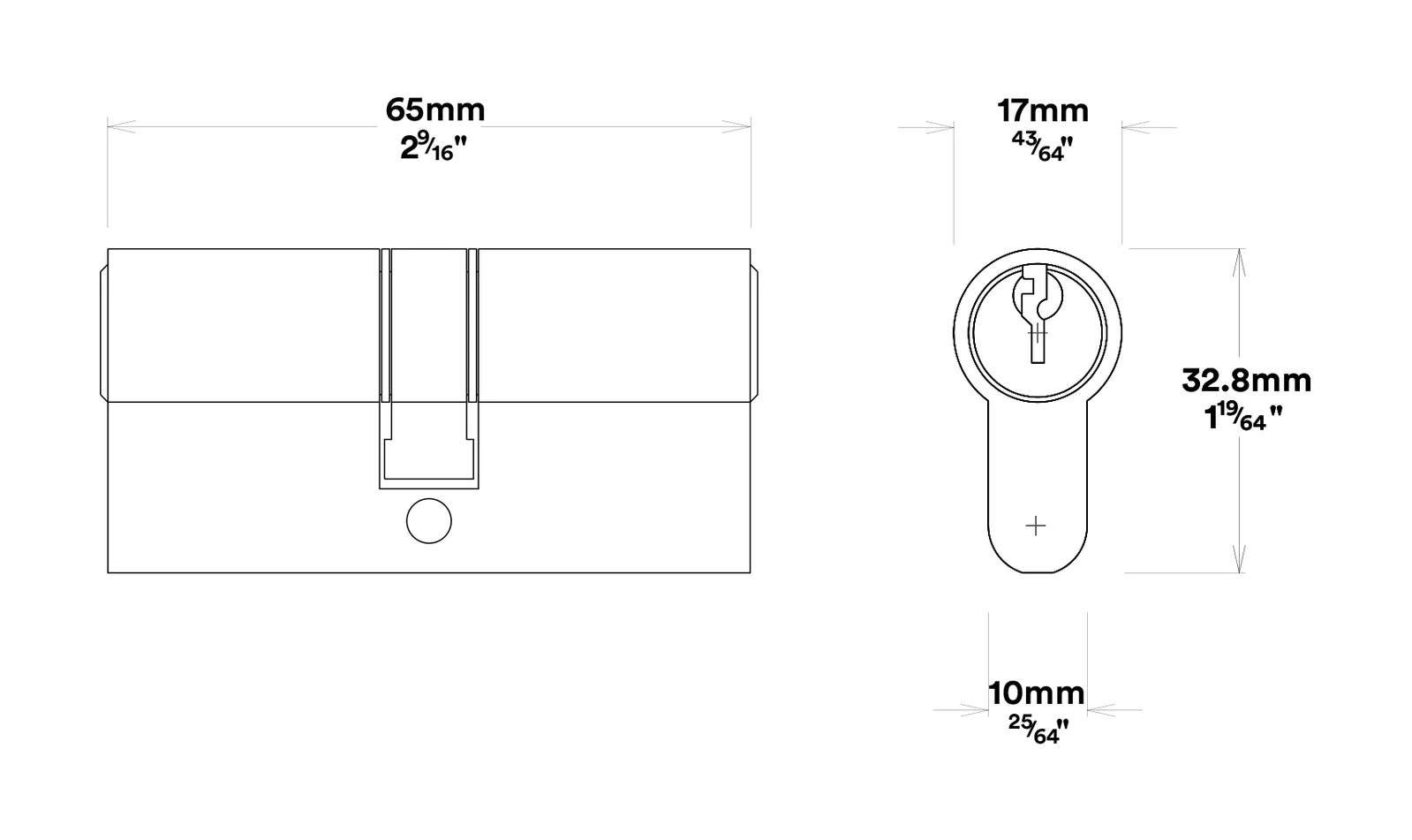 Iver Copenhagen Door Lever on Round Rose Entrance Kit Key/Key - Available in Various Finishes - Image 4