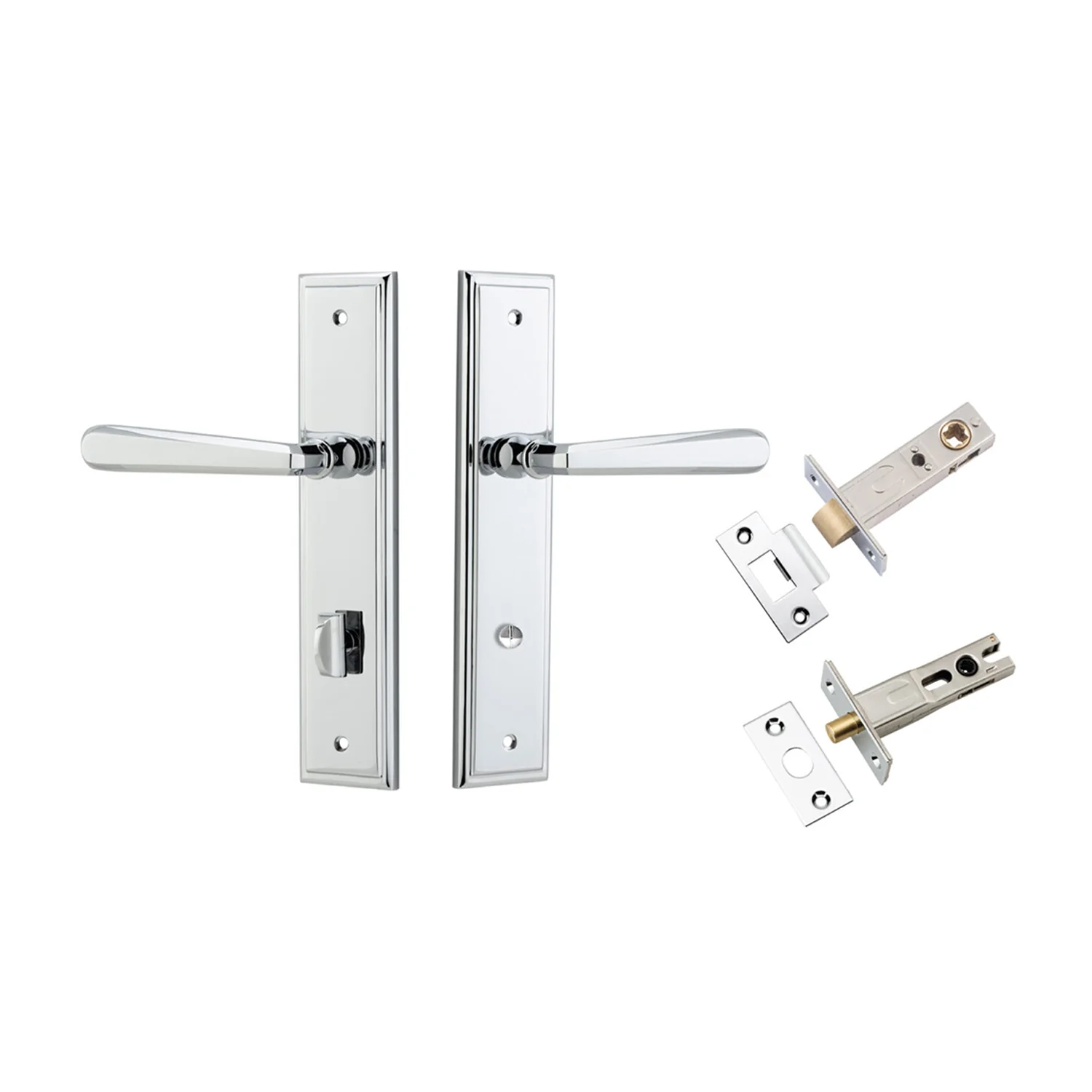 Iver Copenhagen Lever on Stepped Backplate Privacy Kit with Turn - Available in Various Finishes - Image 10