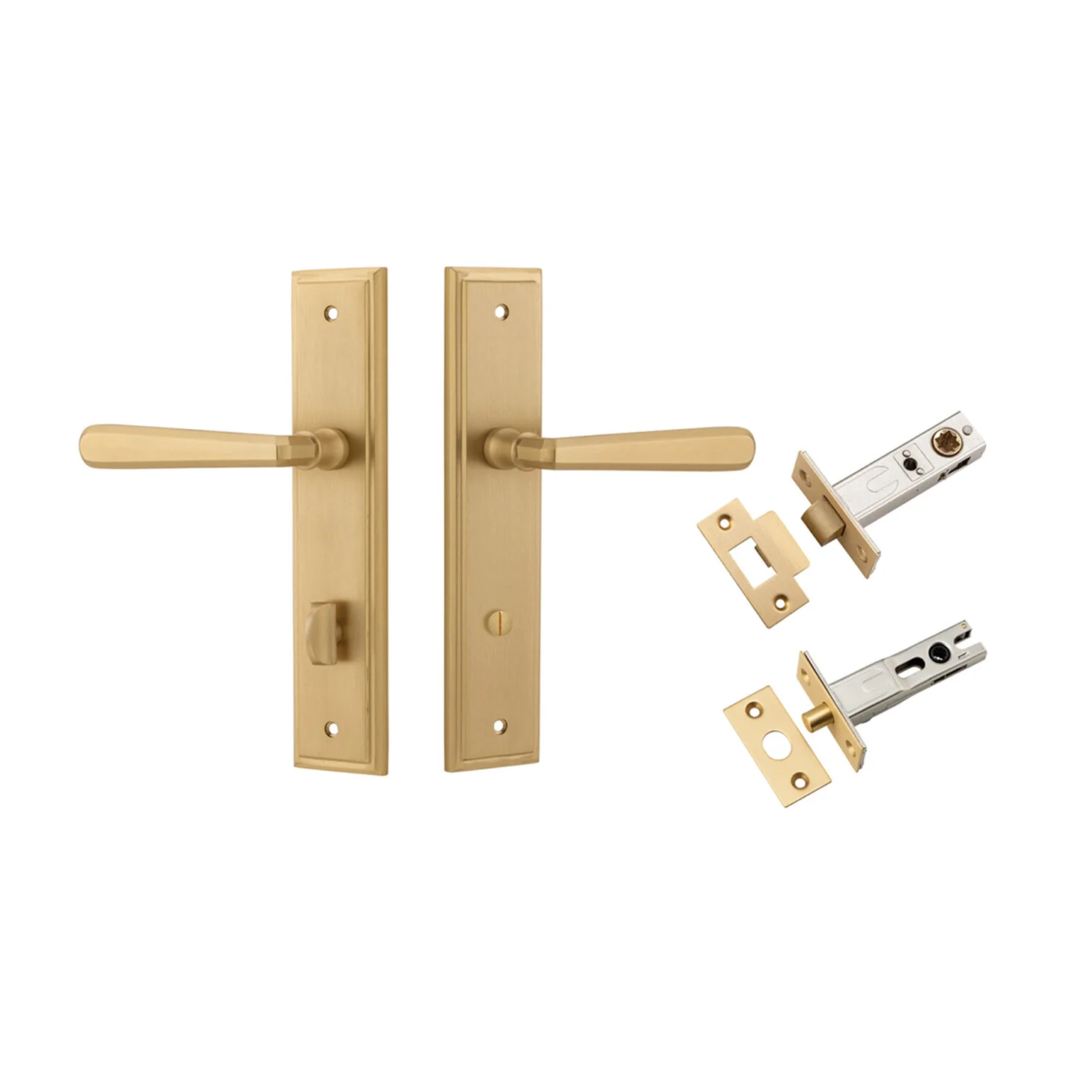 Iver Copenhagen Lever on Stepped Backplate Privacy Kit with Turn - Available in Various Finishes - Image 6