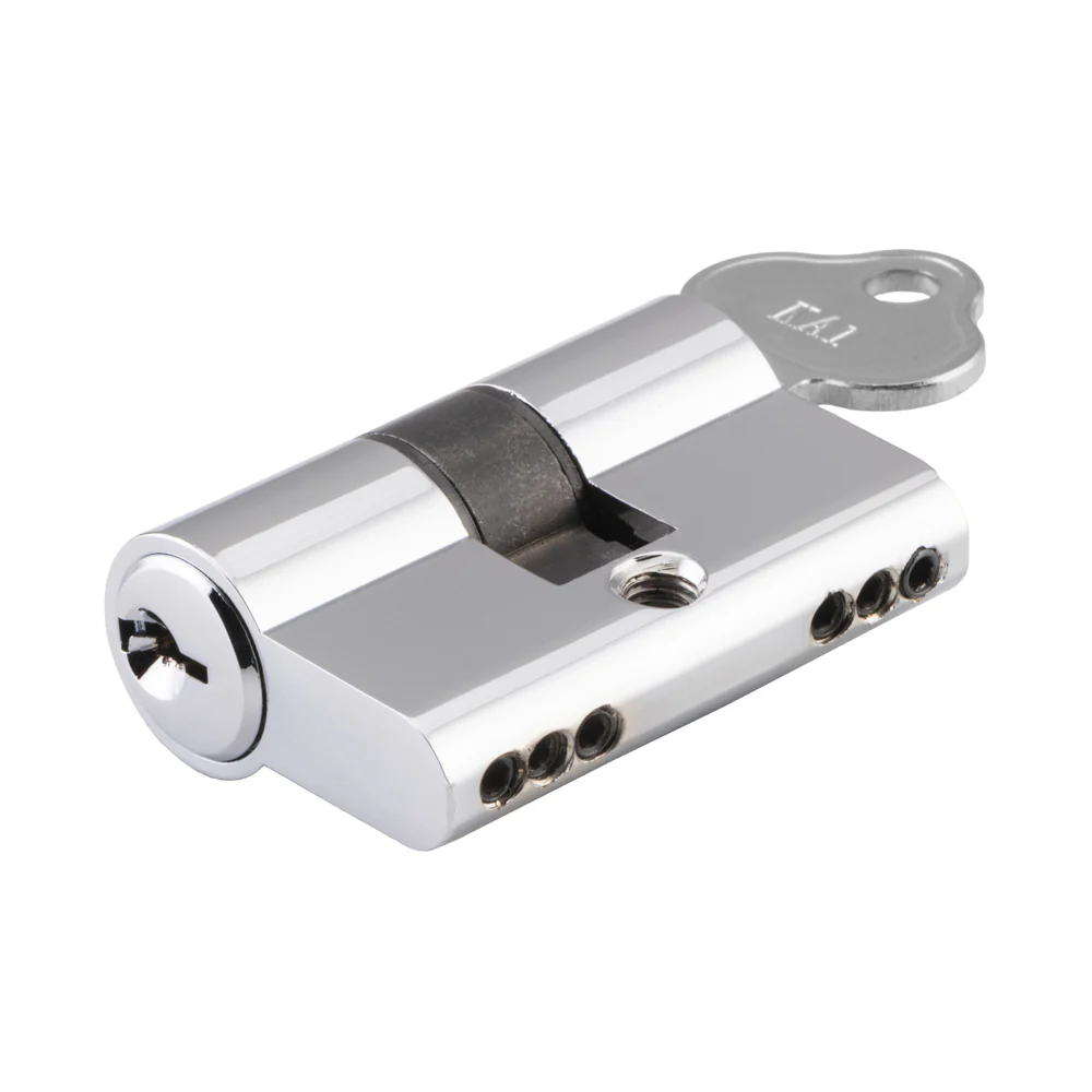 Iver Euro Cylinder Door Lock Key/Key 3 Pin 45mm - Available in Various Finishes - Image 4