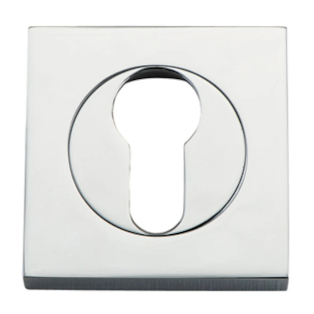 Iver Euro Escutcheon Square Concealed Fix Pair - Available In Various Finishes - Image 6