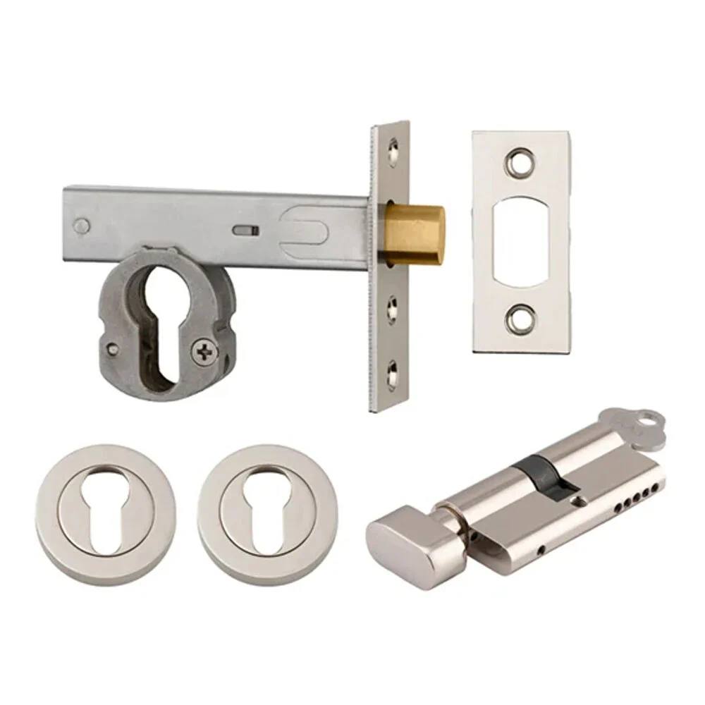 Iver Euro Mortice Deadbolt Kit 60mm Key/Thumb with Round Escutcheon - Available in Various Finishes - Image 13