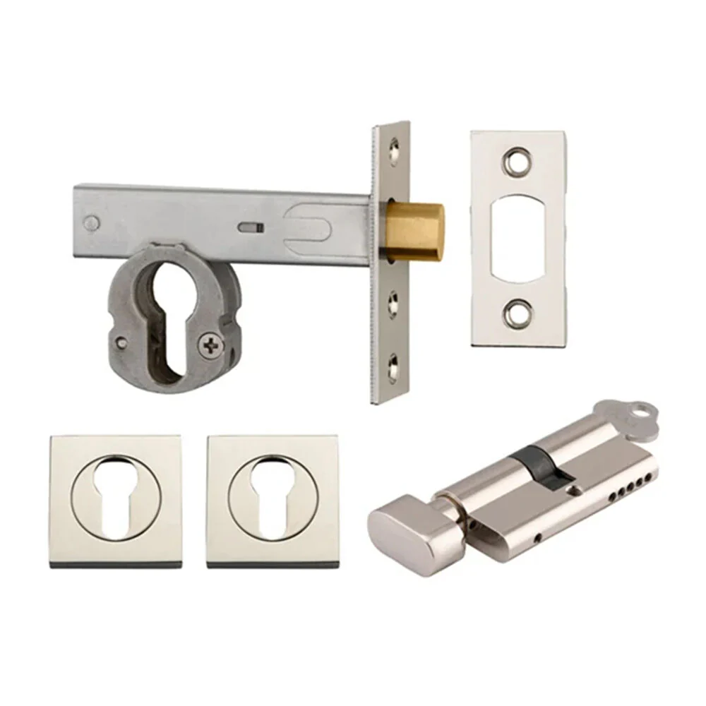 Iver Euro Mortice Deadbolt Kit 60mm Key/Thumb with Square Escutcheon - Available in Various Finishes - Image 9