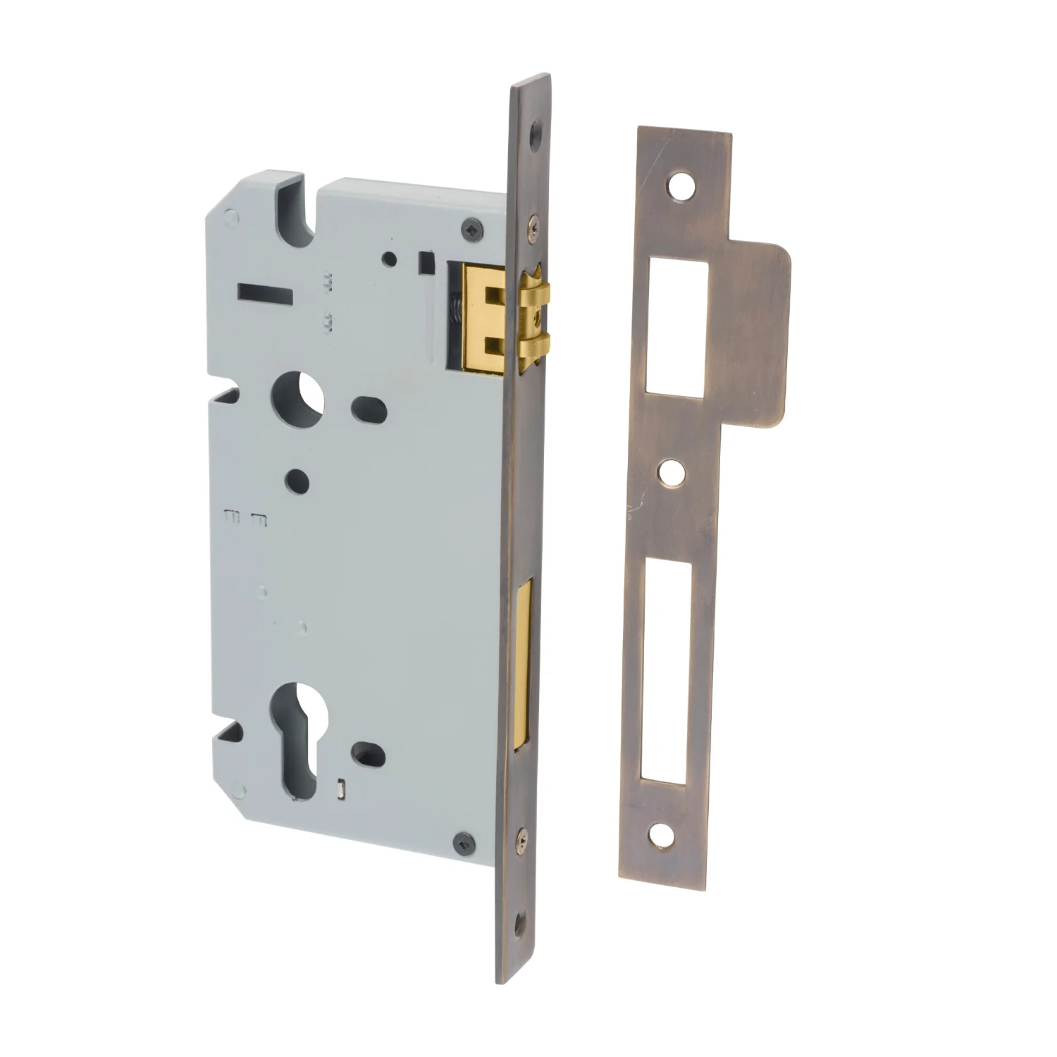 Iver Euro Roller Mortice Lock - Available In Various Finishes and Sizes - Image 6