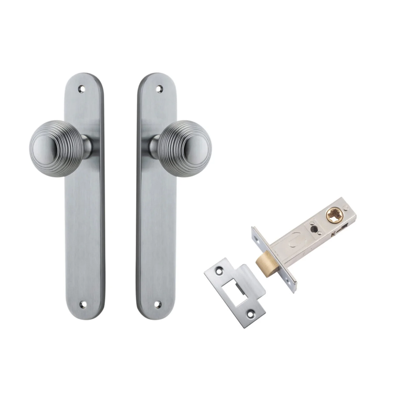 Iver Guildford Door Knob on Oval Backplate Passage Kit - Available in Various Finishes - Image 5