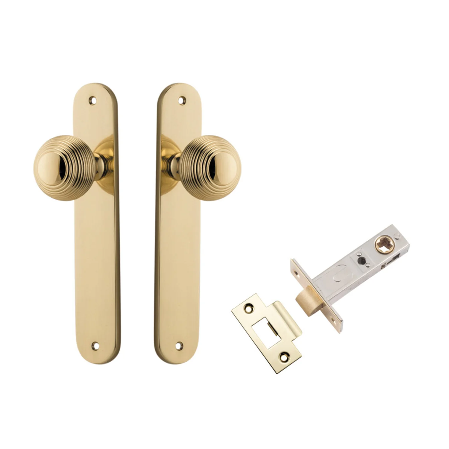 Iver Guildford Door Knob on Oval Backplate Passage Kit - Available in Various Finishes - Image 8