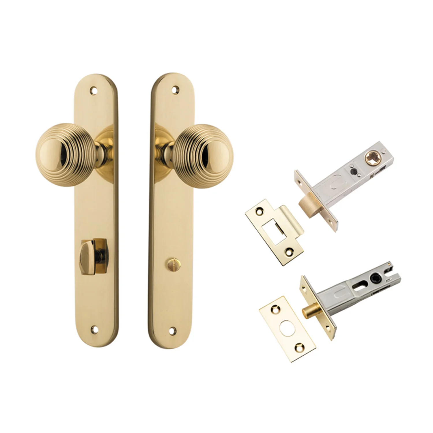Iver Guildford Door Knob on Oval Backplate Privacy Kit with Turn - Available in Various Finishes - Image 10
