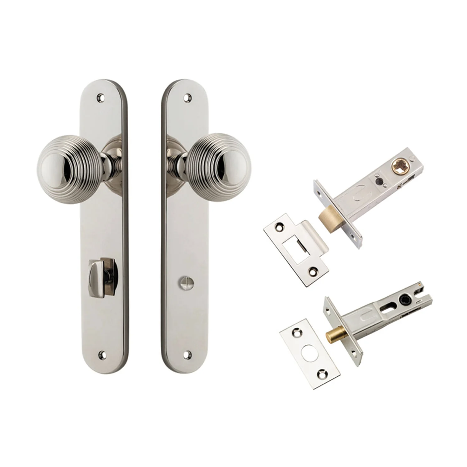 Iver Guildford Door Knob on Oval Backplate Privacy Kit with Turn - Available in Various Finishes - Image 12