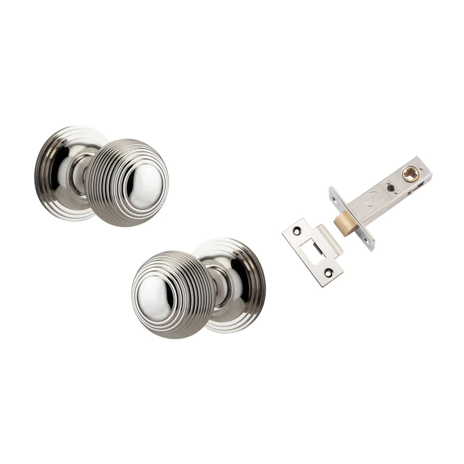 Iver Guildford Door Knob on Round Rose Passage Kit - Available in Various Finishes - Image 10