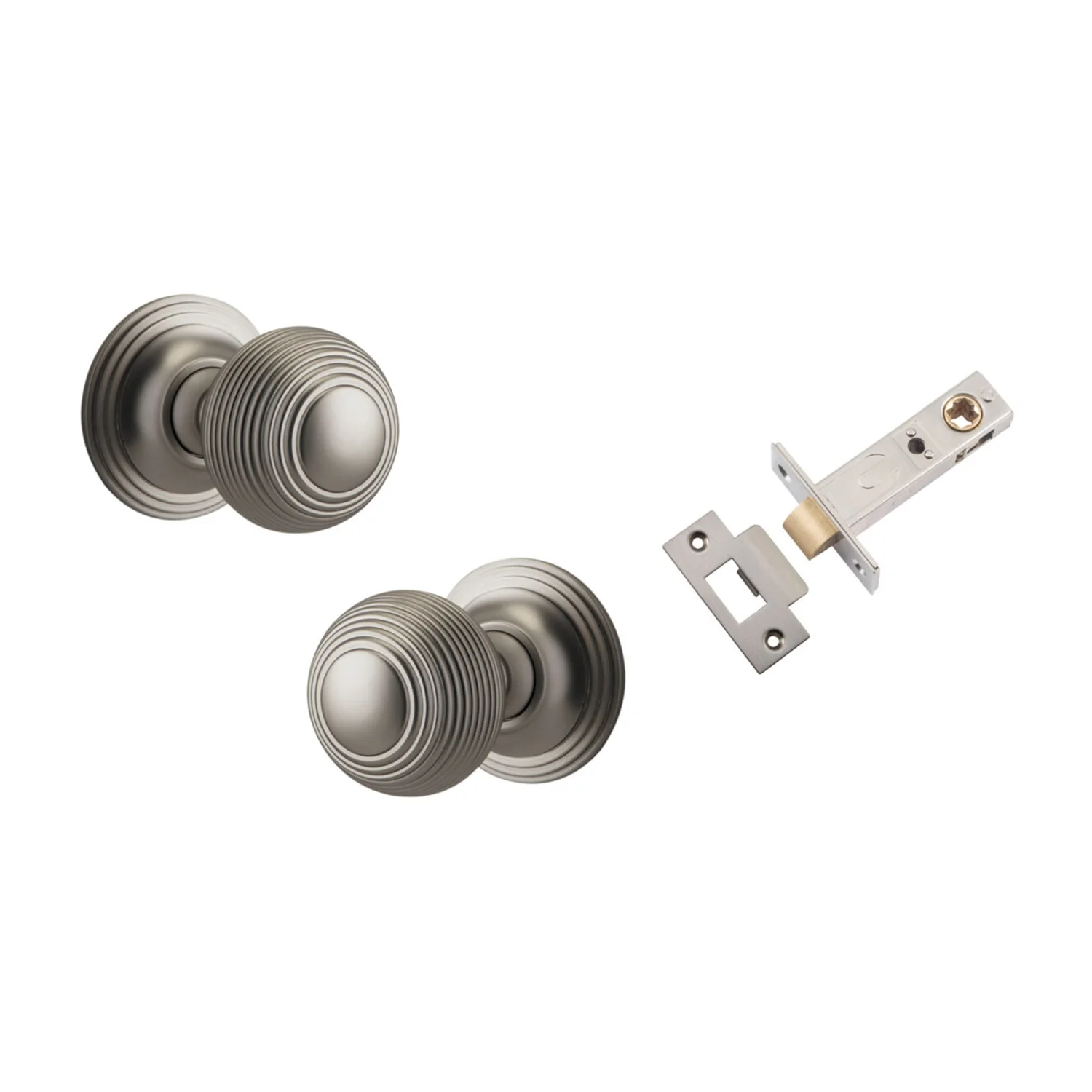 Iver Guildford Door Knob on Round Rose Passage Kit - Available in Various Finishes - Image 11