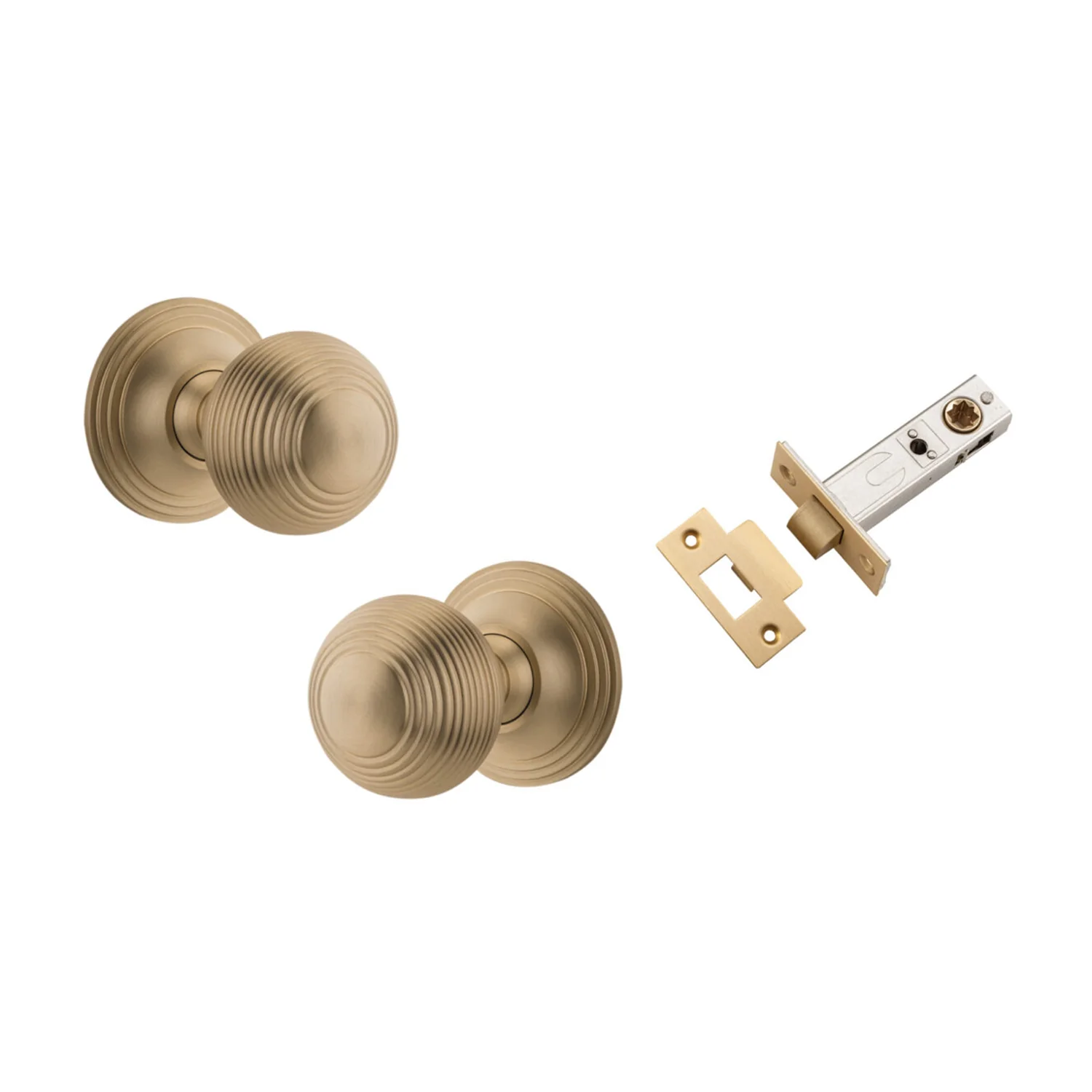 Iver Guildford Door Knob on Round Rose Passage Kit - Available in Various Finishes - Image 4