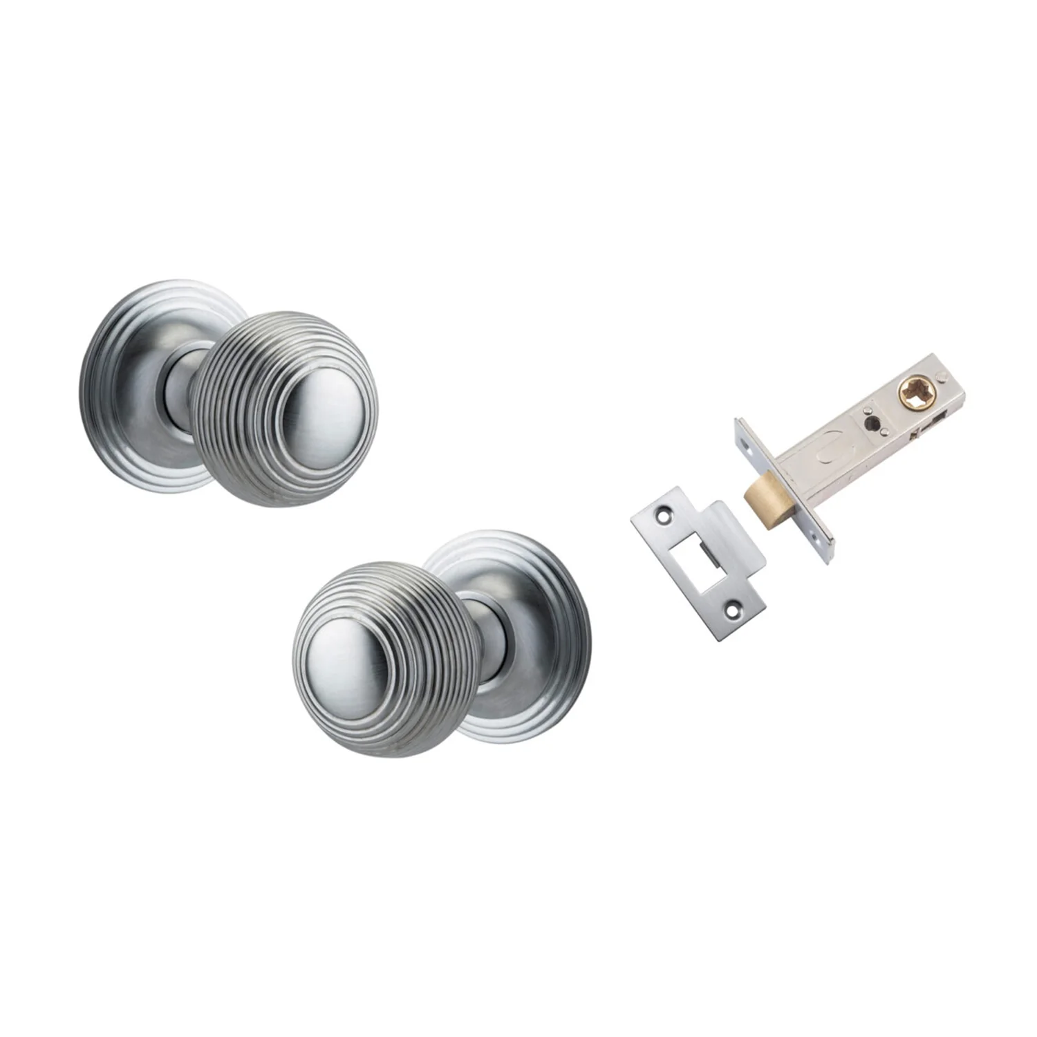 Iver Guildford Door Knob on Round Rose Passage Kit - Available in Various Finishes - Image 5