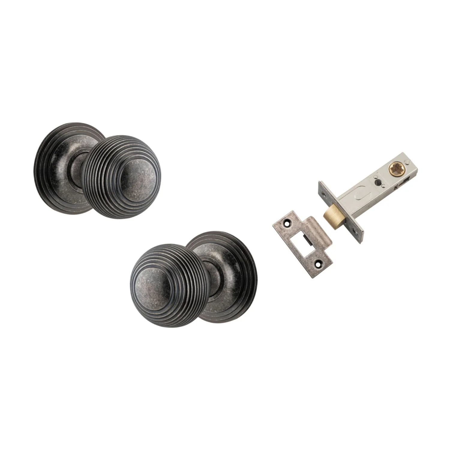 Iver Guildford Door Knob on Round Rose Passage Kit - Available in Various Finishes - Image 6