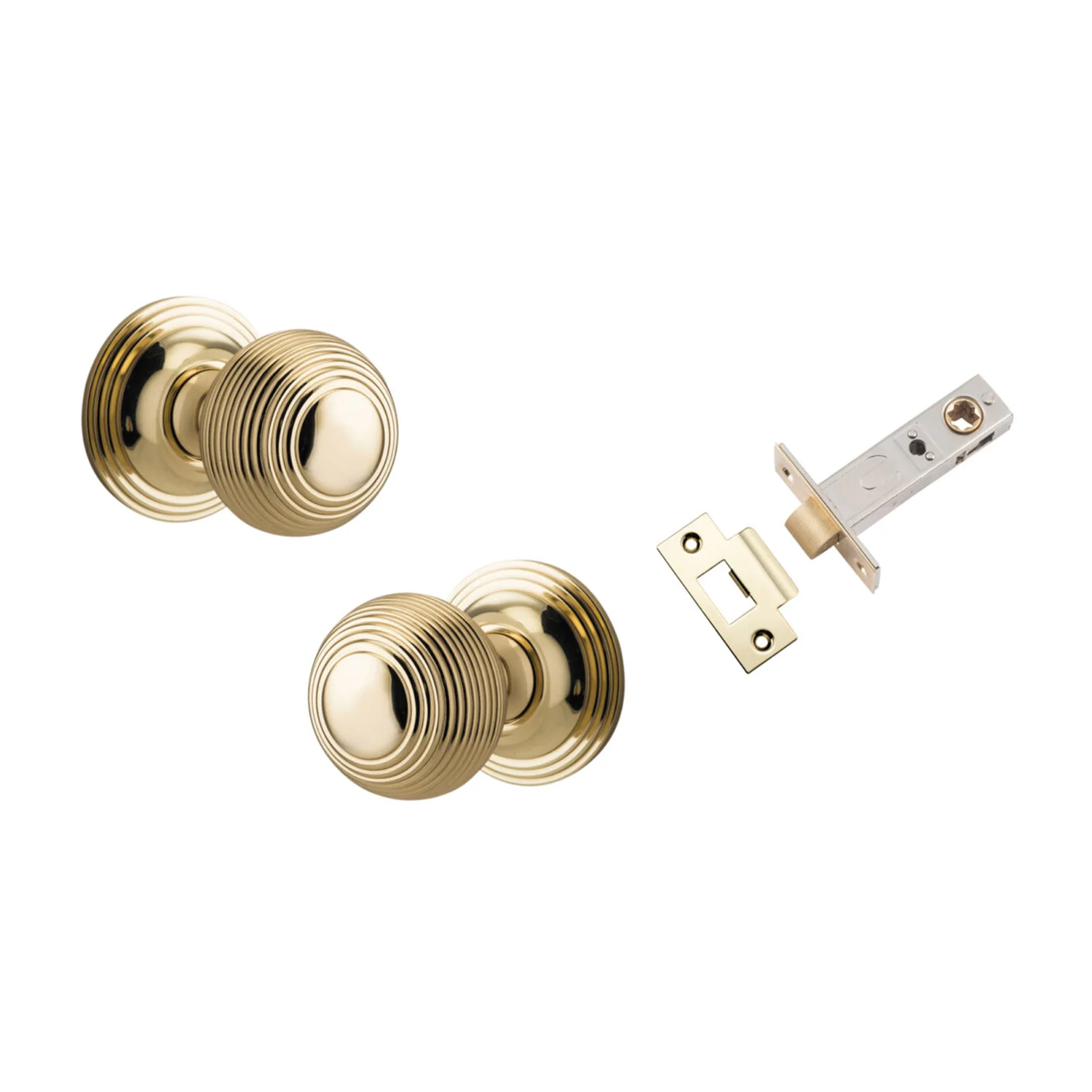 Iver Guildford Door Knob on Round Rose Passage Kit - Available in Various Finishes - Image 8