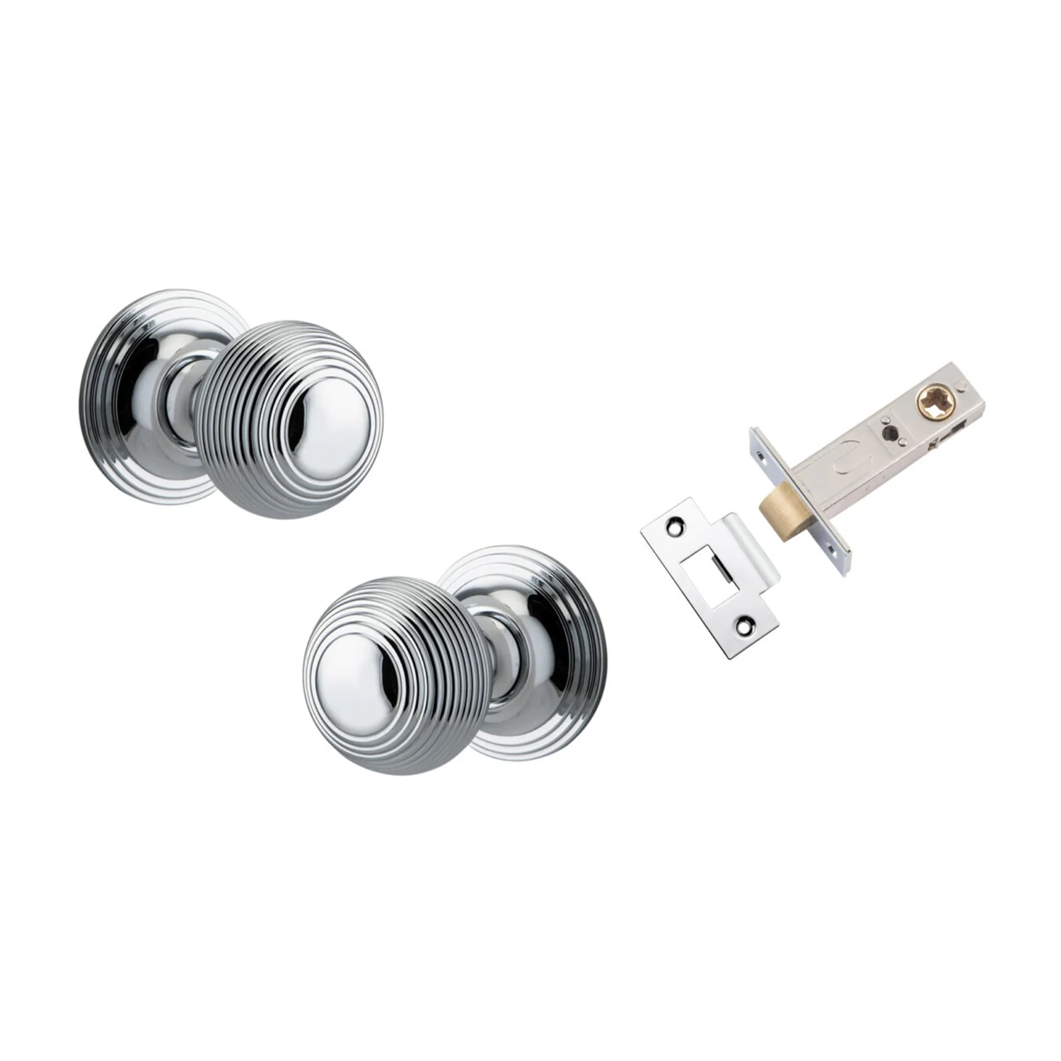 Iver Guildford Door Knob on Round Rose Passage Kit - Available in Various Finishes - Image 9