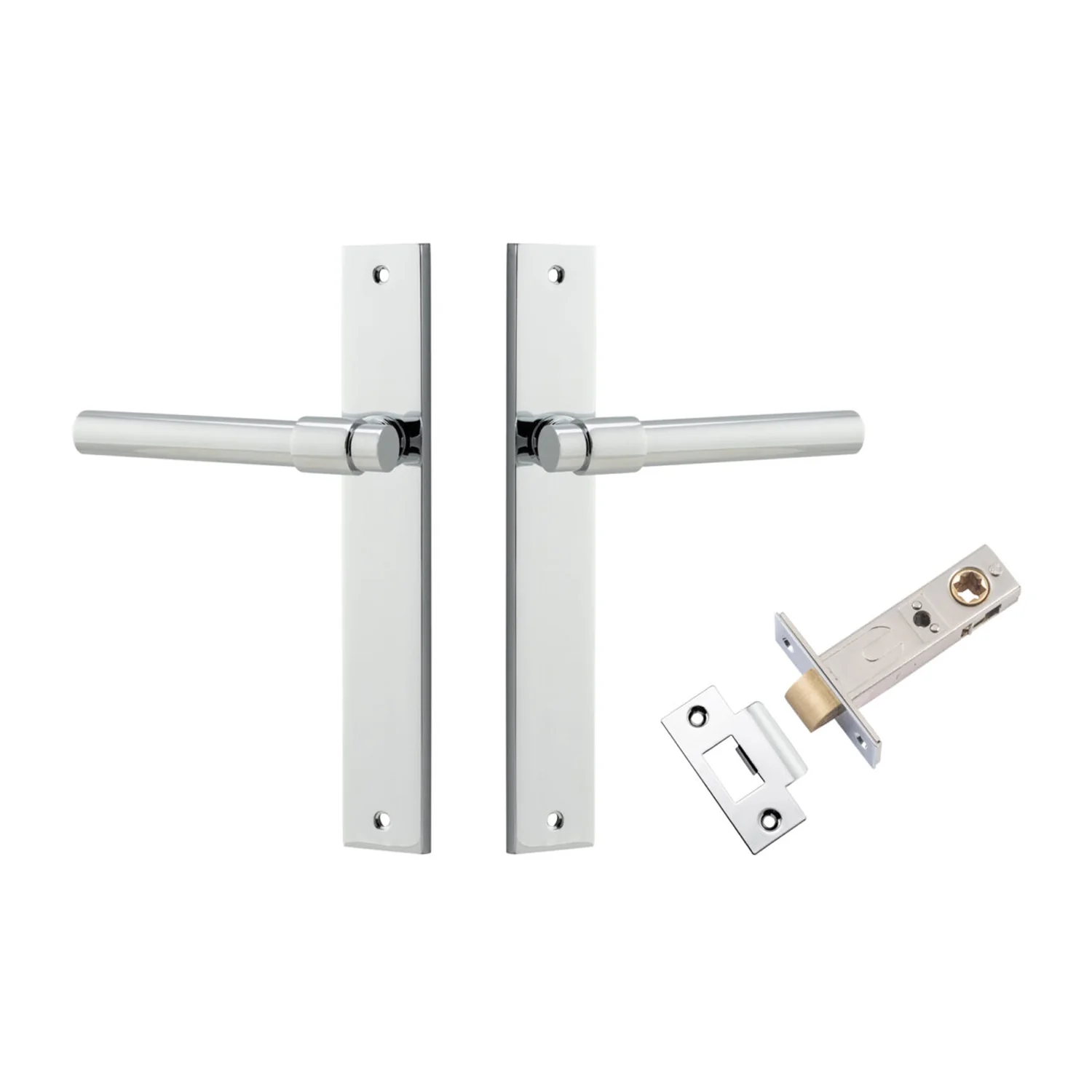 Iver Helsinki Door Lever Handle on Rectangular Backplate Passage Kit - Available in Various Finishes - Image 8