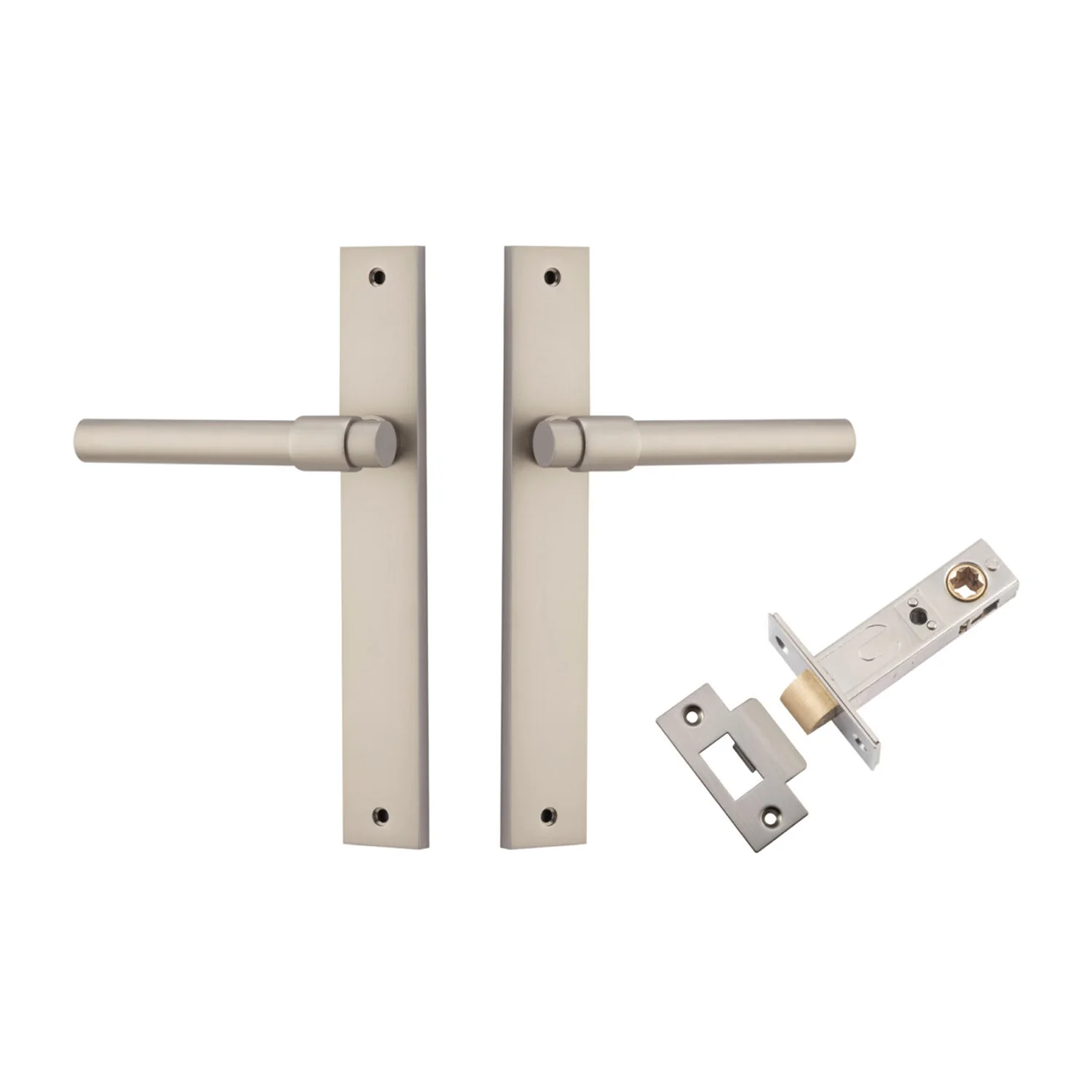 Iver Helsinki Door Lever Handle on Rectangular Backplate Passage Kit - Available in Various Finishes - Image 9