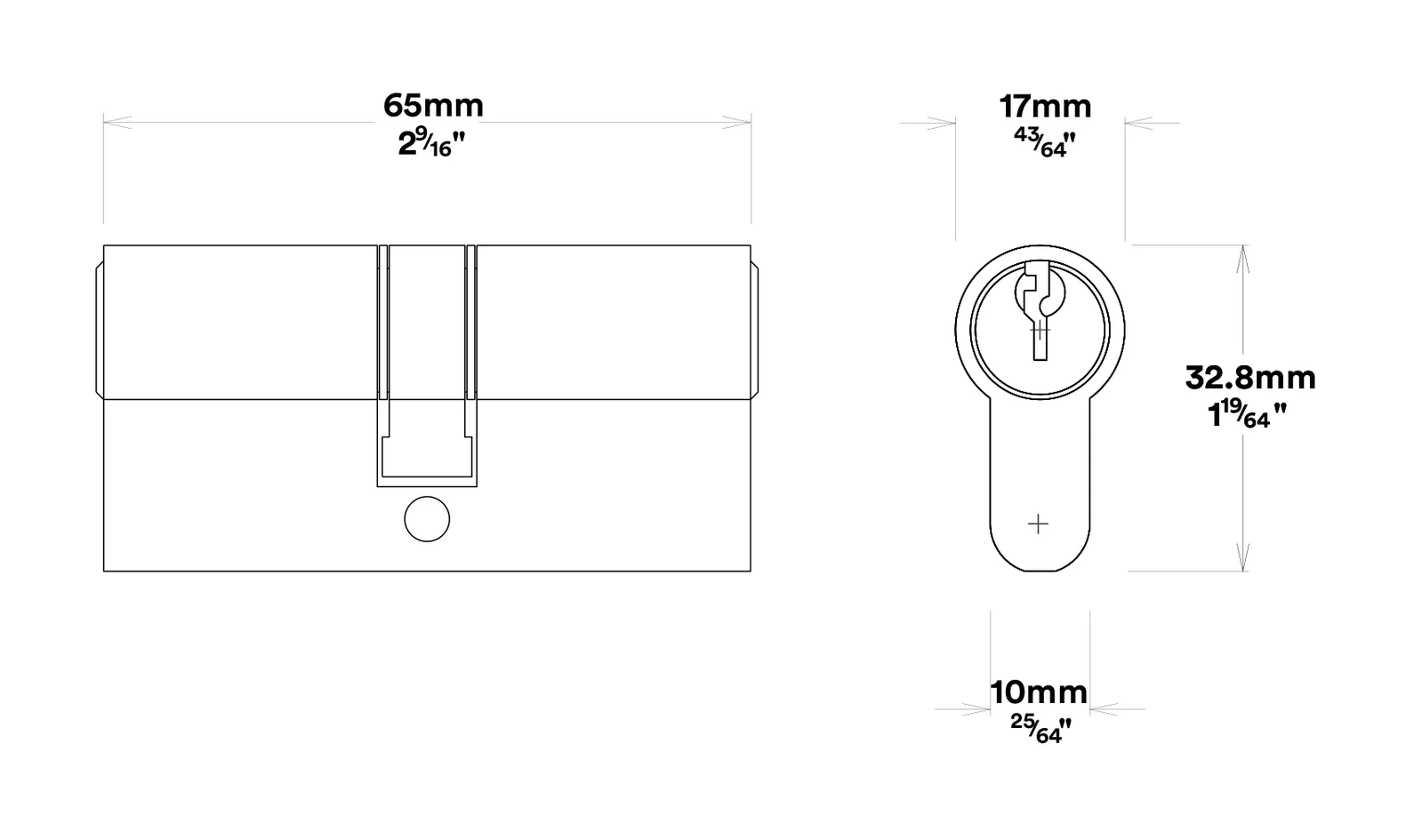 Iver Helsinki Door Lever on Round Rose Entrance Kit Key/Key - Available in Various Finishes - Image 4