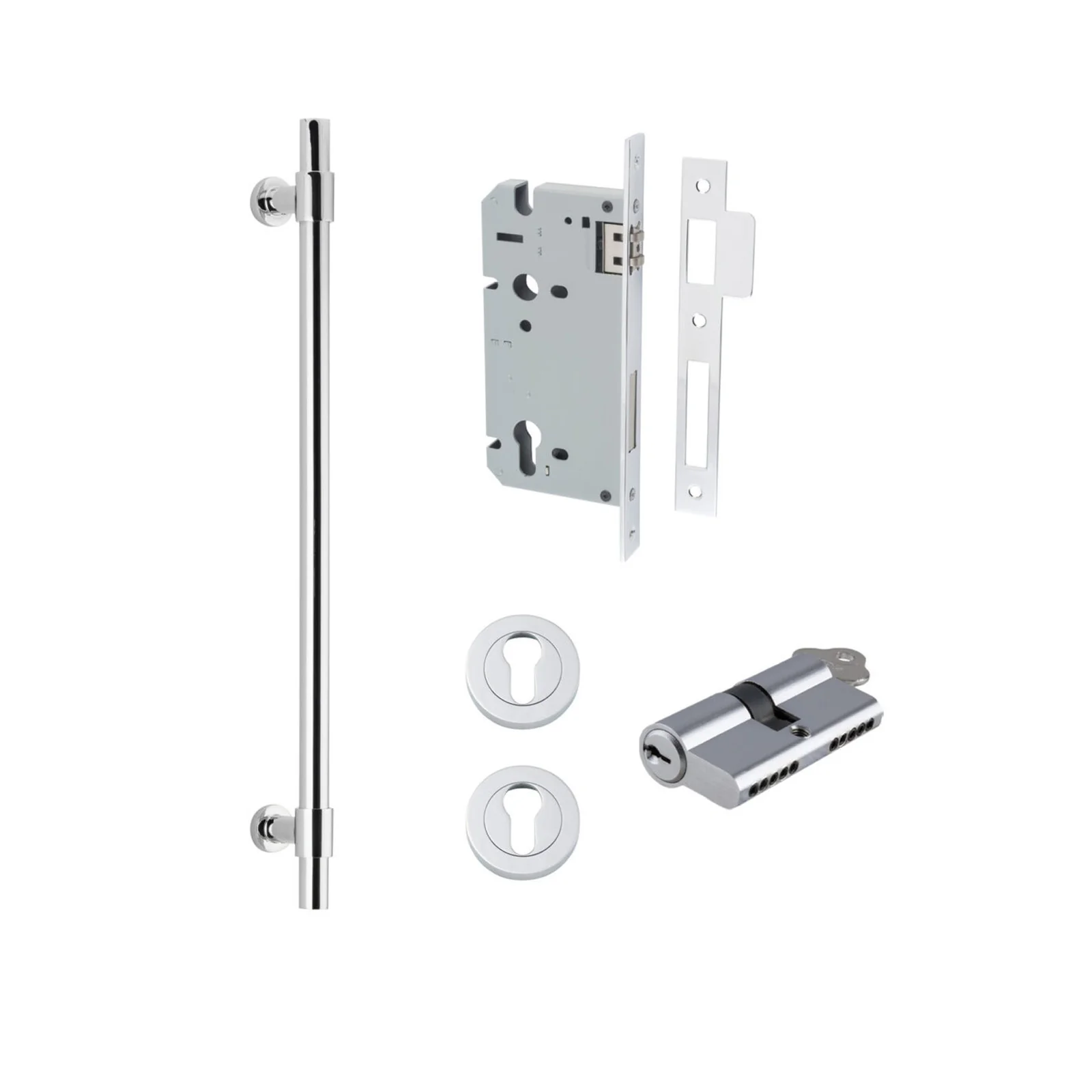 Iver Helsinki Door Pull Handle Entrance Kit Key/Key 450mm - Available in Various Finishes - Image 10