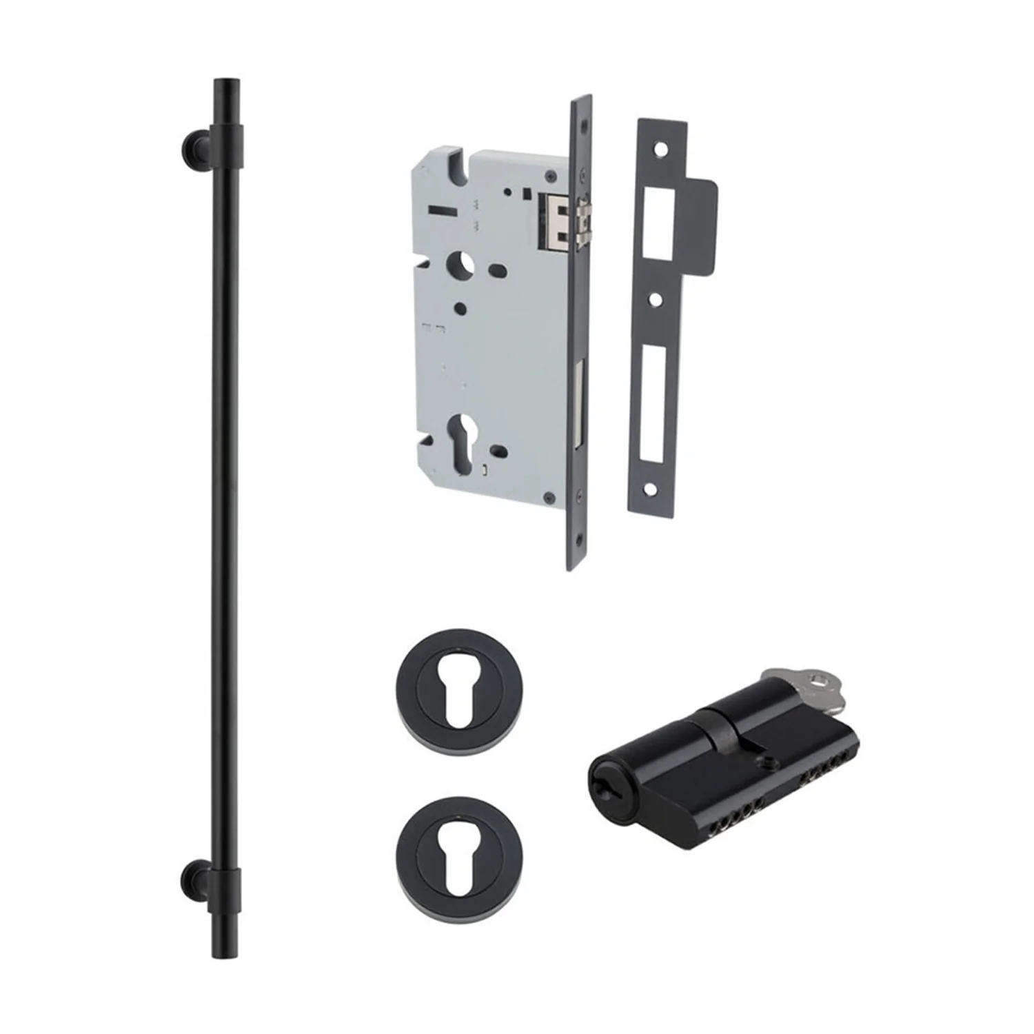 Iver Helsinki Door Pull Handle Entrance Kit Key/Key 600mm - Available in Various Finishes - Image 10