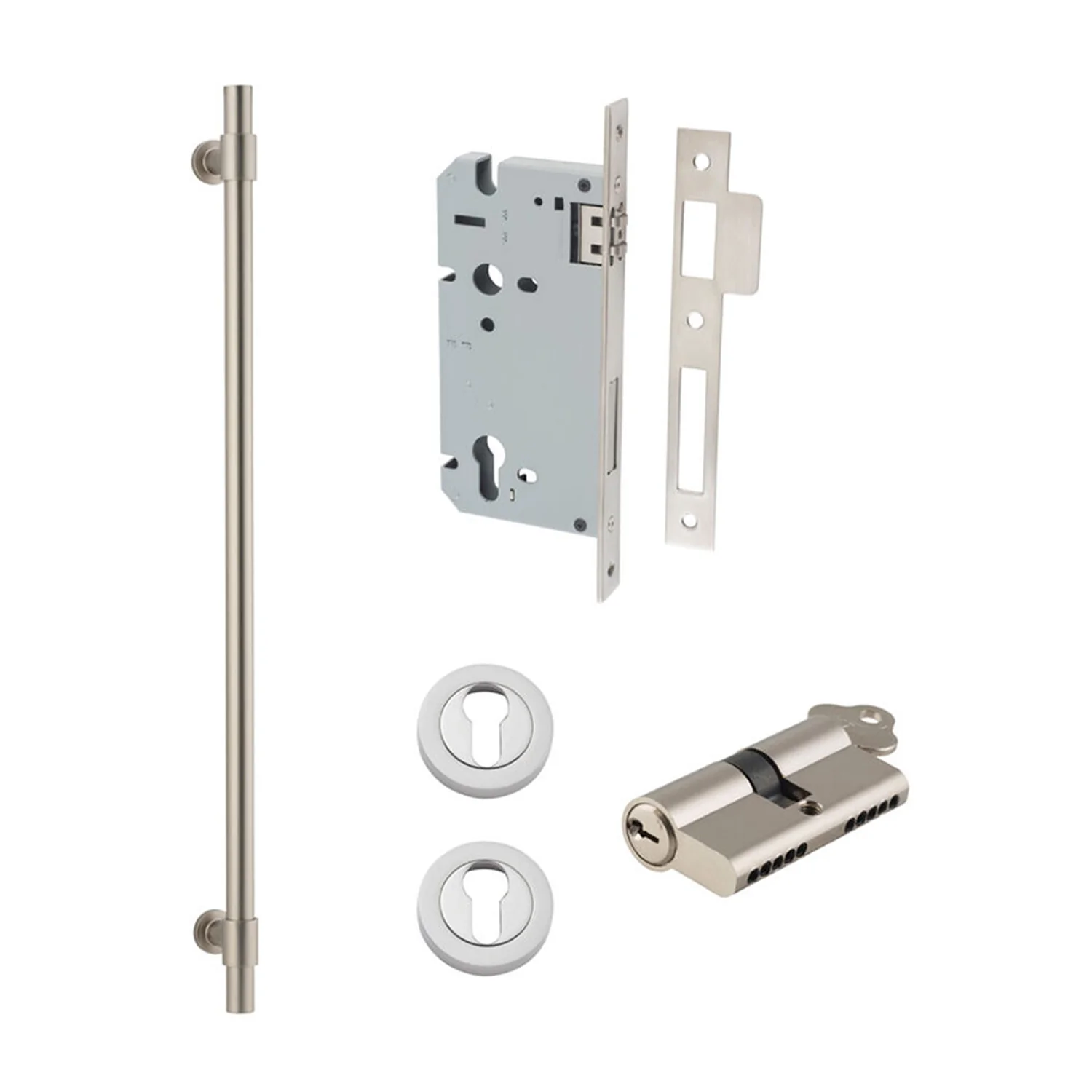 Iver Helsinki Door Pull Handle Entrance Kit Key/Key 600mm - Available in Various Finishes - Image 12