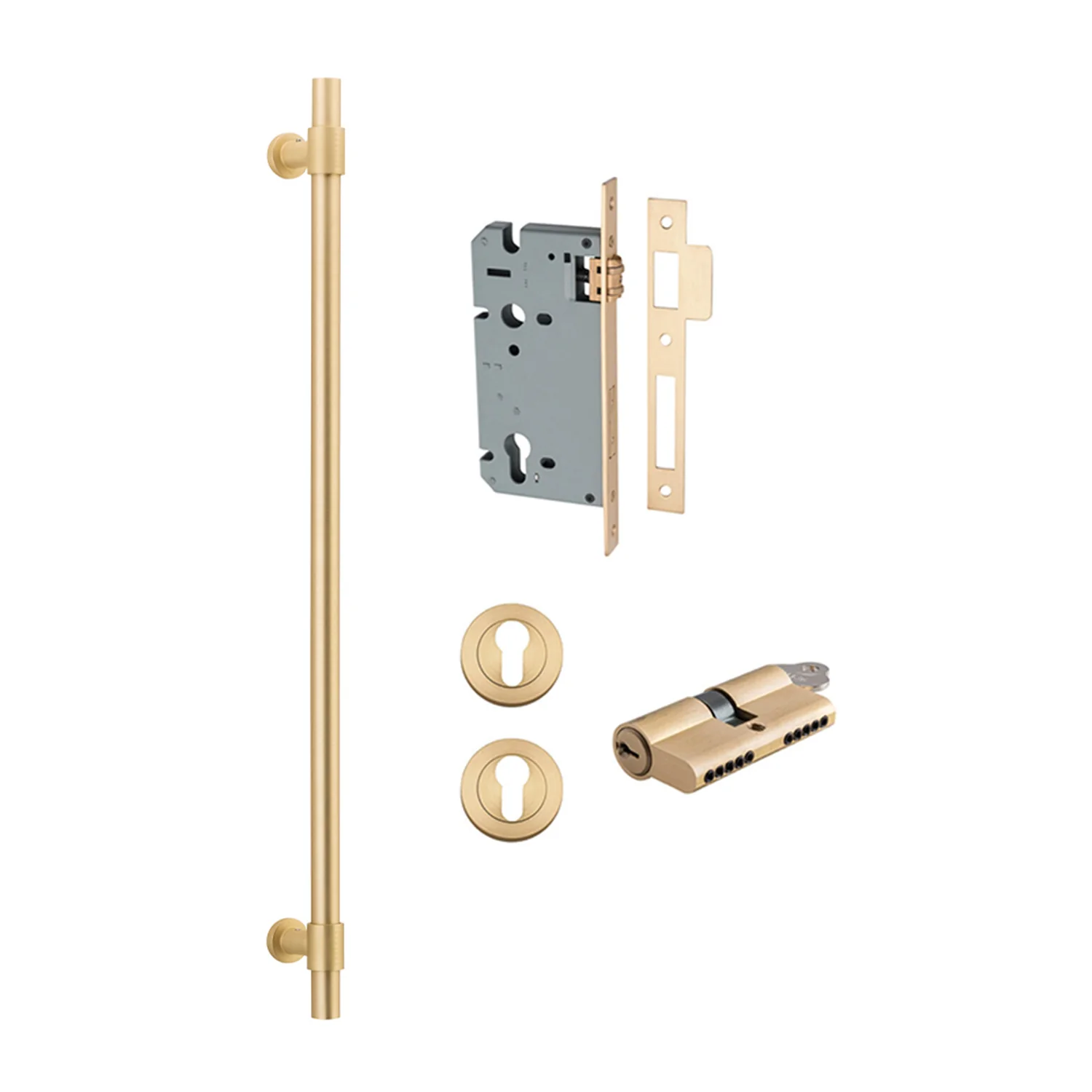 Iver Helsinki Door Pull Handle Entrance Kit Key/Key 600mm - Available in Various Finishes - Image 14