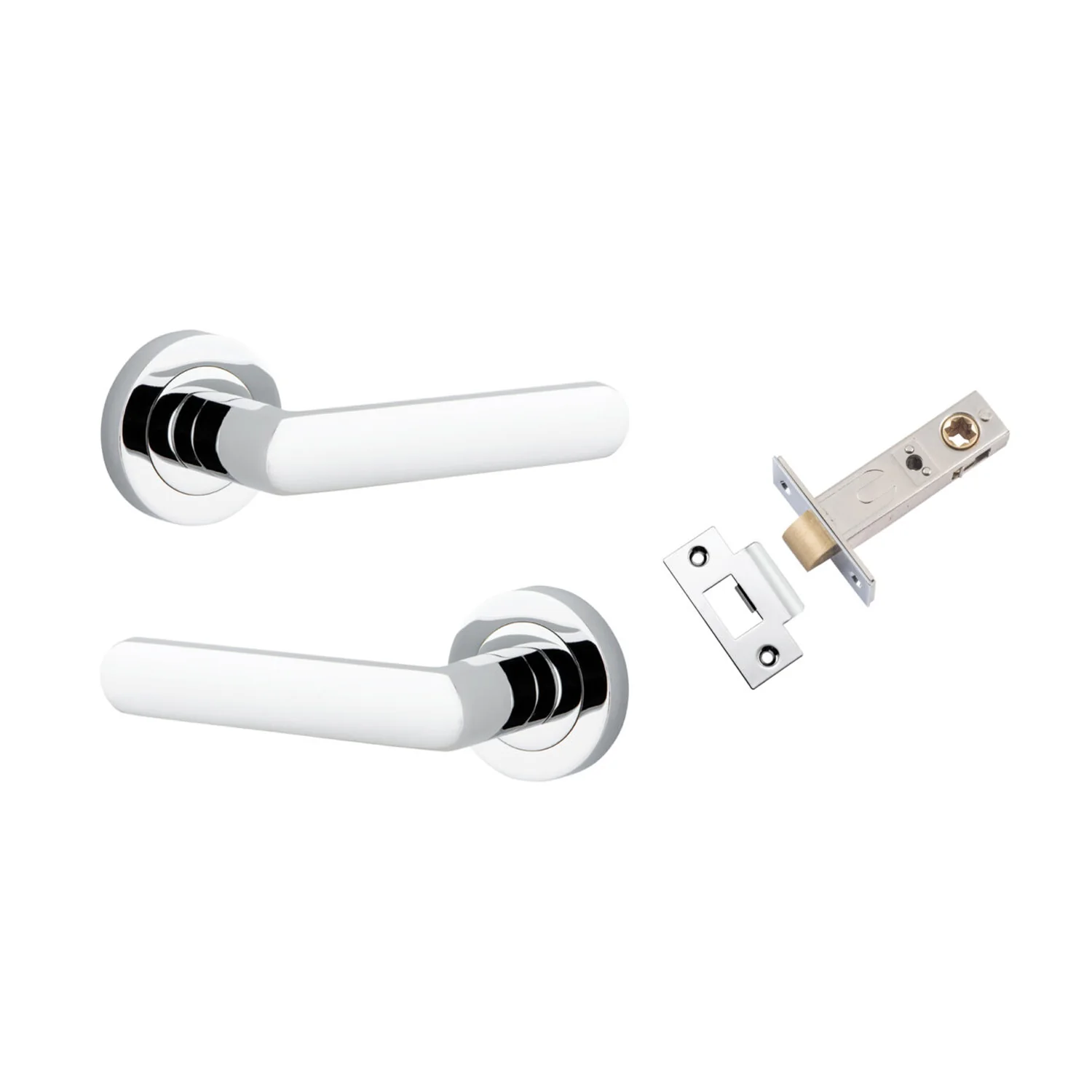 Iver Osaka Door Lever Handle on Round Rose Passage Kit - Available in Various Finishes - Image 7