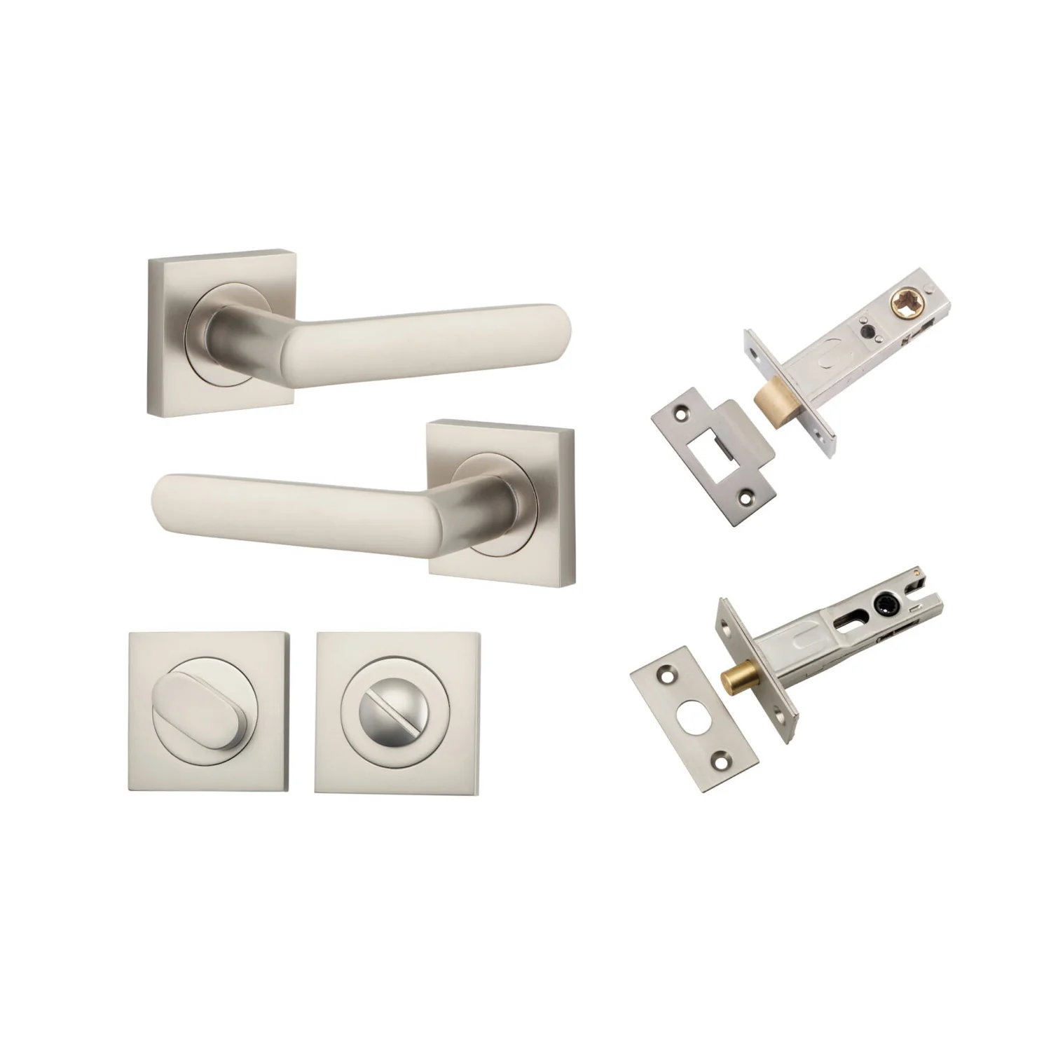 Iver Osaka Door Lever Handle on Square Rose Privacy Kit - Available in Various Finishes - Image 10