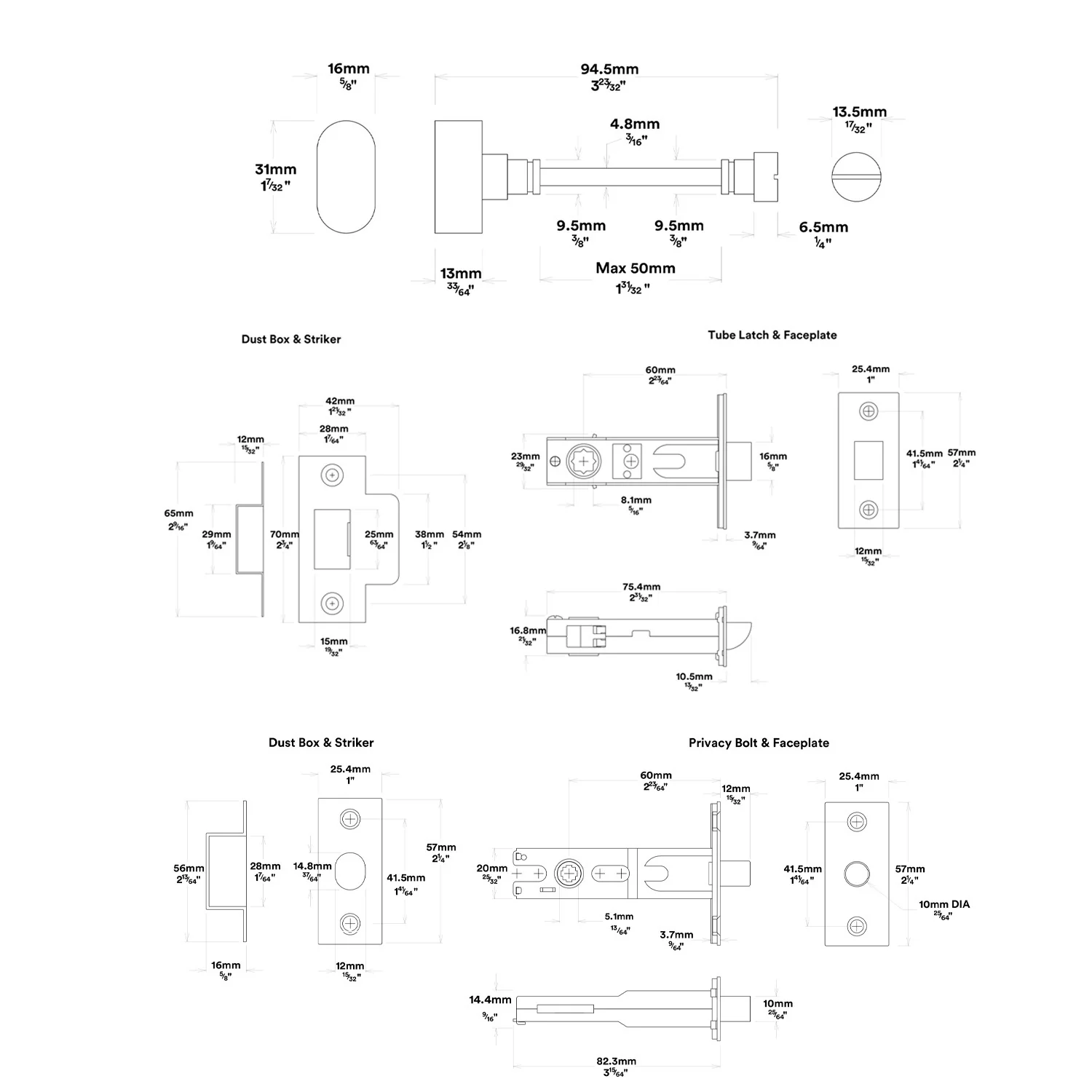 Iver Osaka Door Lever on Oval Backplate Privacy Kit with Turn - Available in Various Finishes - Image 3