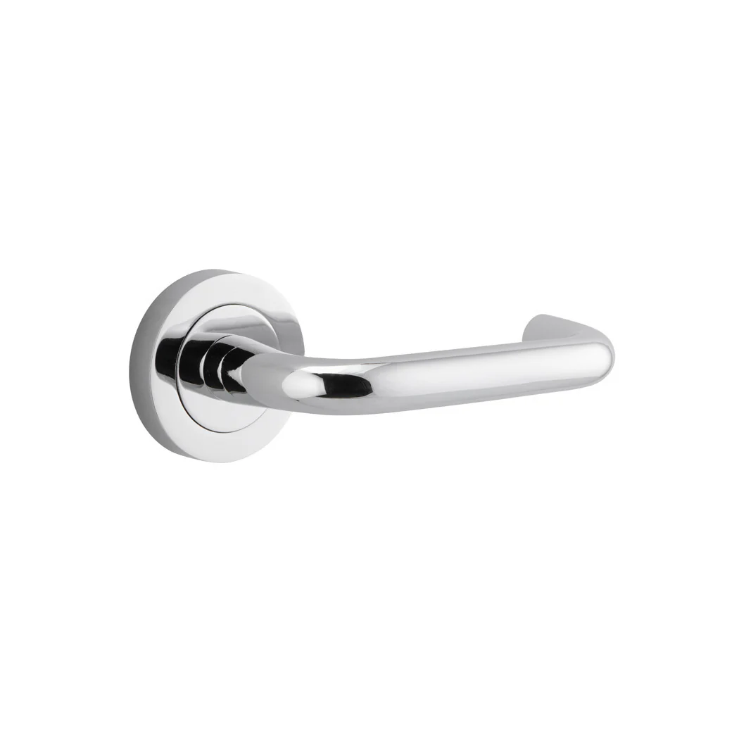 Iver Oslo Lever Door Handle On Round Rose - Image 5