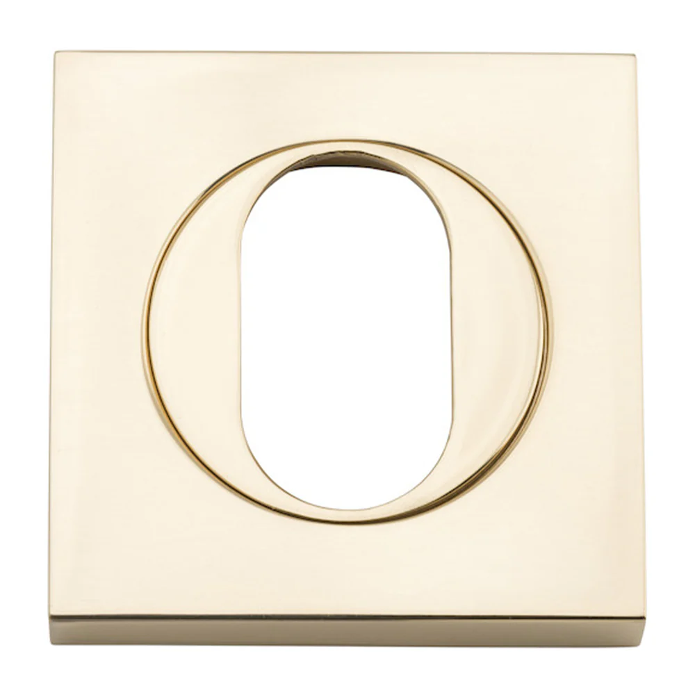 Iver Oval Escutcheon Square Concealed Fix Pair - Available in Various Finishes - Image 3