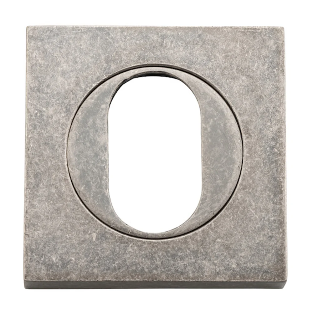 Iver Oval Escutcheon Square Concealed Fix Pair - Available in Various Finishes - Image 9