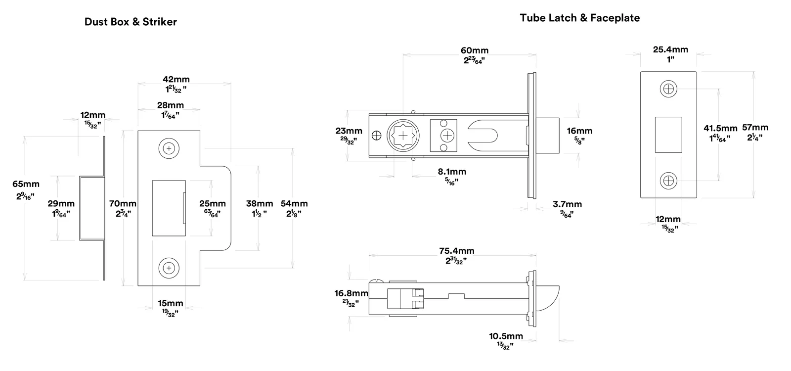 Iver Oxford Door Lever Handle on Square Rose Passage Kit - Available in Various Finishes - Image 4