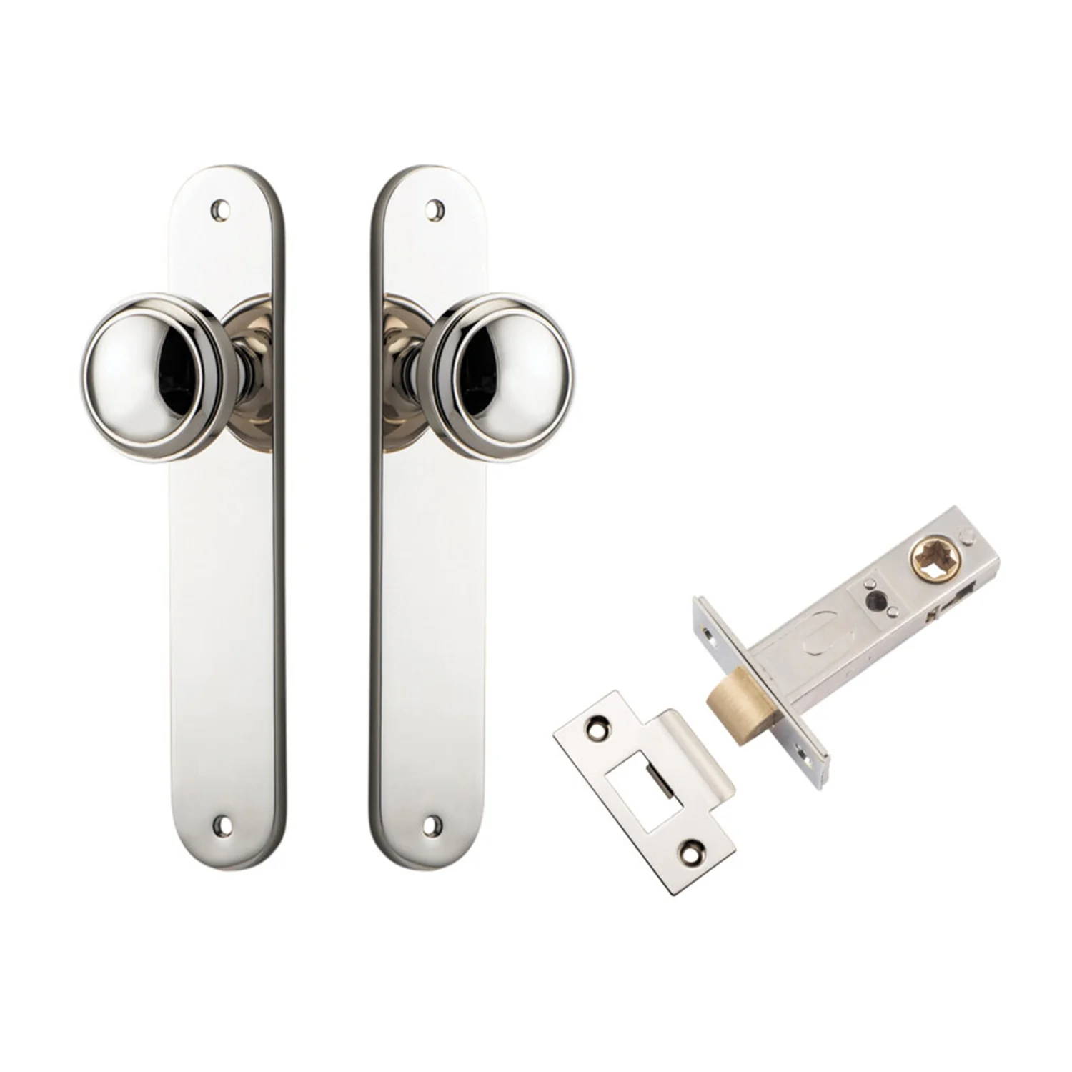 Iver Paddington Door Knob on Oval Backplate Passage Kit - Available in Various Finishes - Image 10